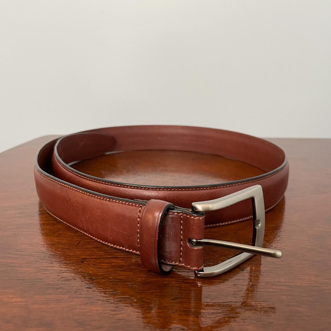 Roundtree and Yorke Full Grain Cowhide Leather Belt... Depop