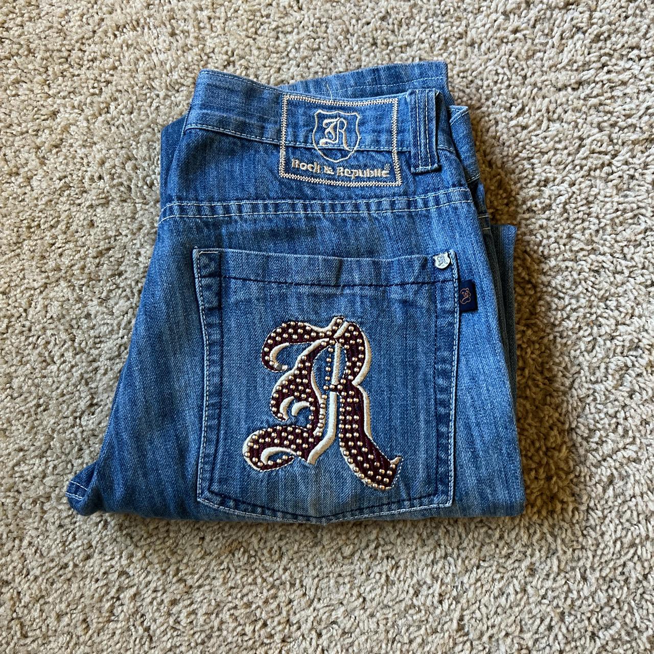 Rock & Republic Jeans Size 32 #y2k #skater #skate... - Depop