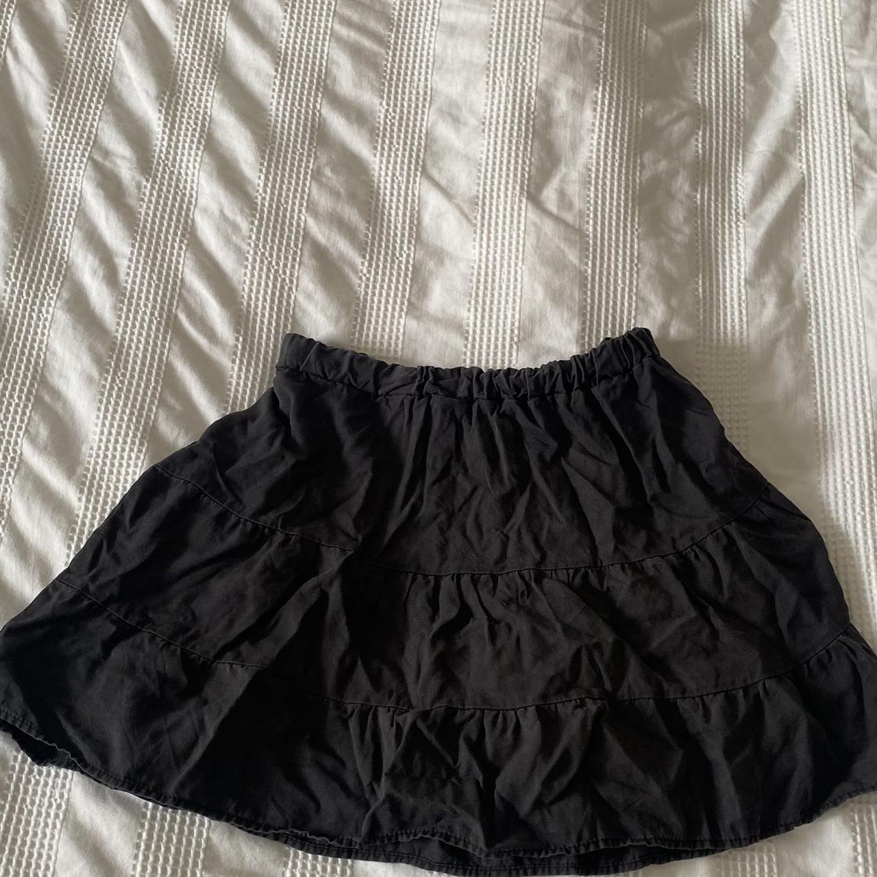 subdued navy mini rara skirt super cute size S Depop