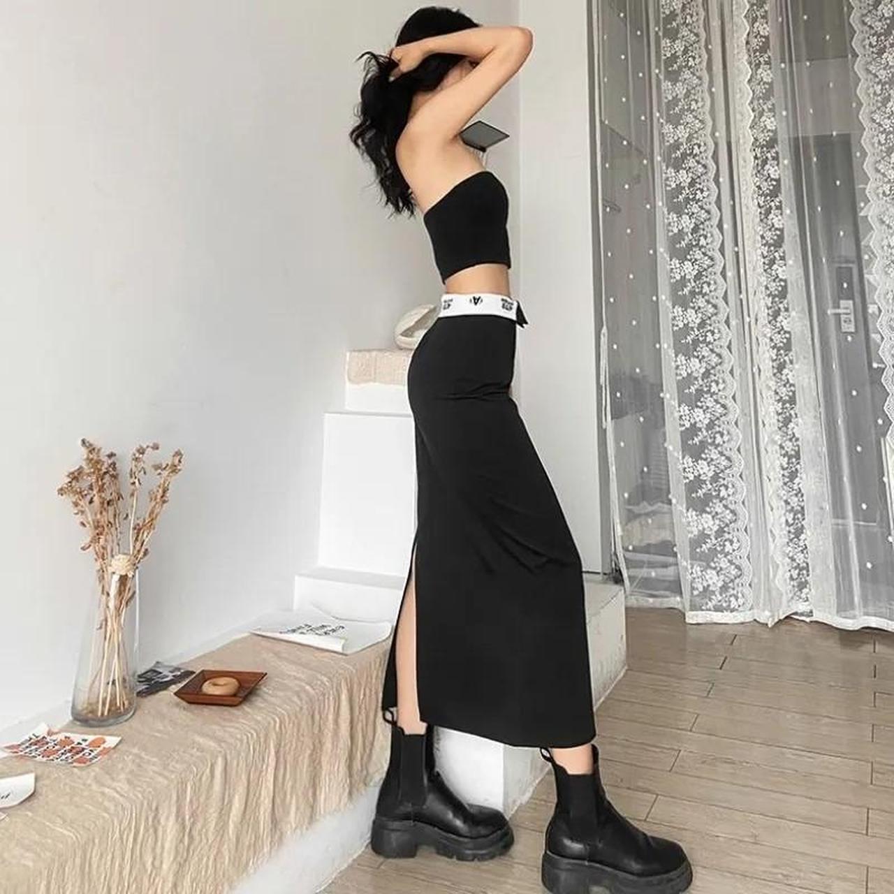 Women's Black Skirt | Depop