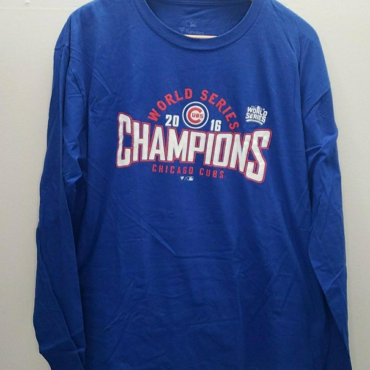 Chicago Cubs 2016 World Series Ring Hoodie Size - Depop