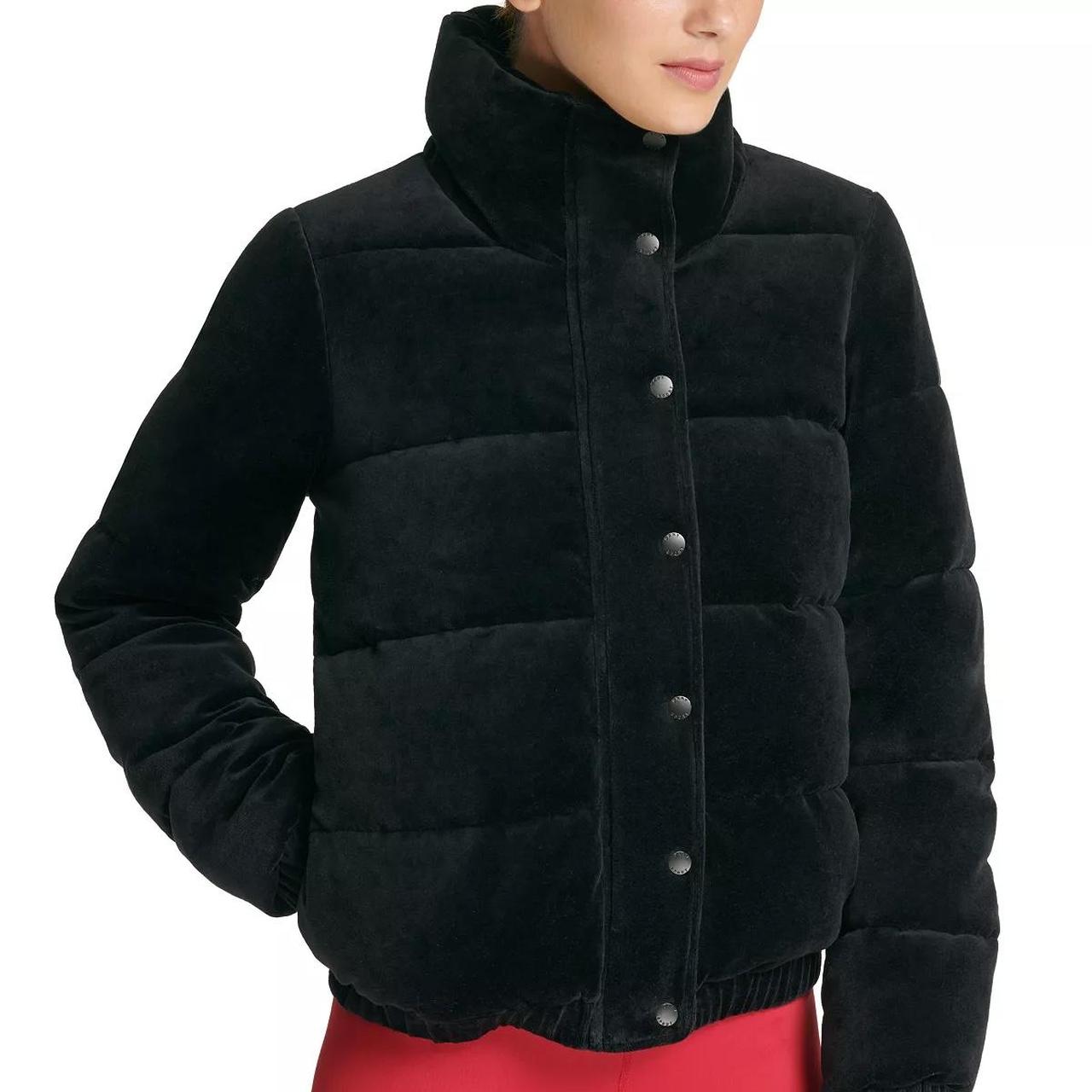 Dkny velour padded jacket on sale