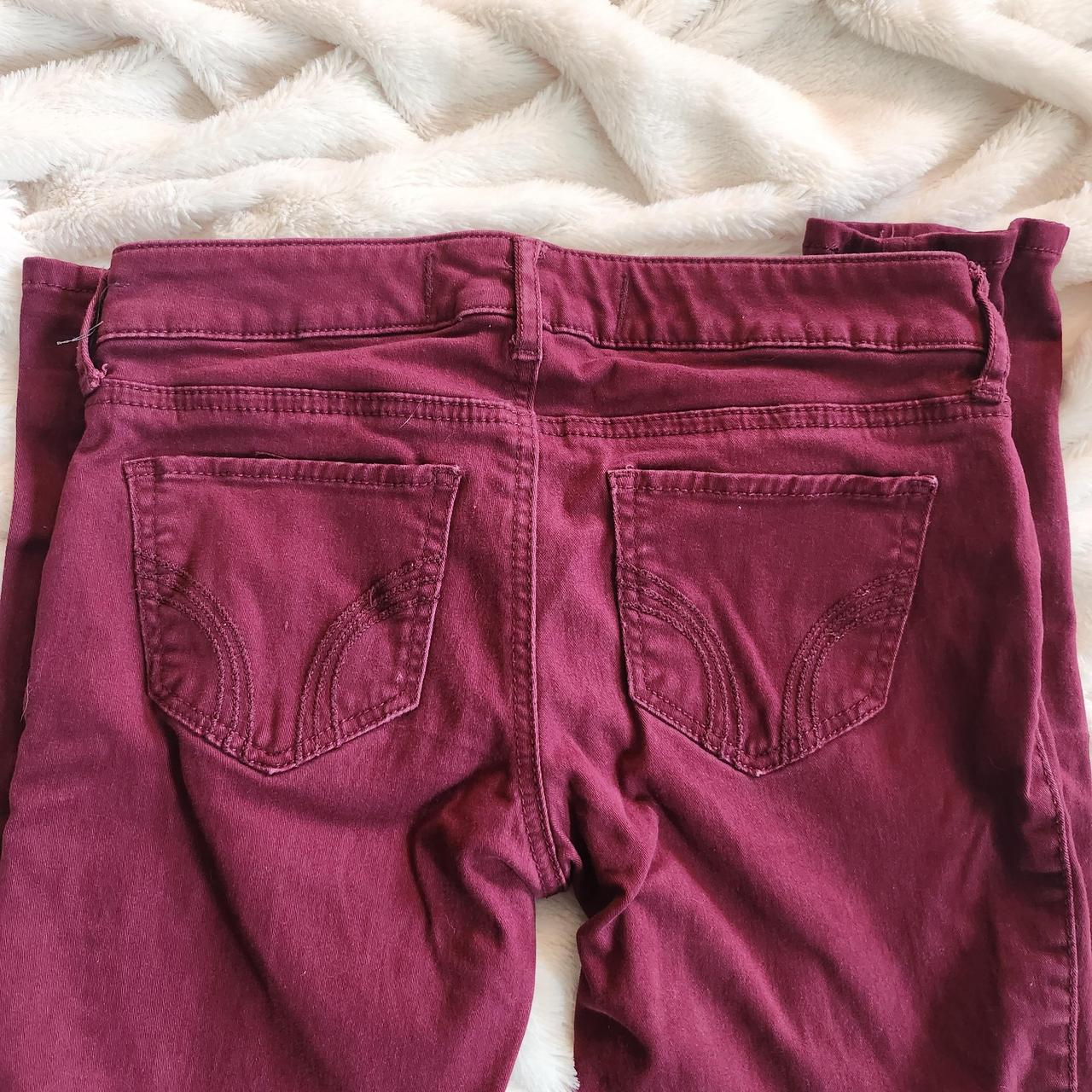 Hollister Leggings NEW Burgundy Size XXS Ultra - Depop