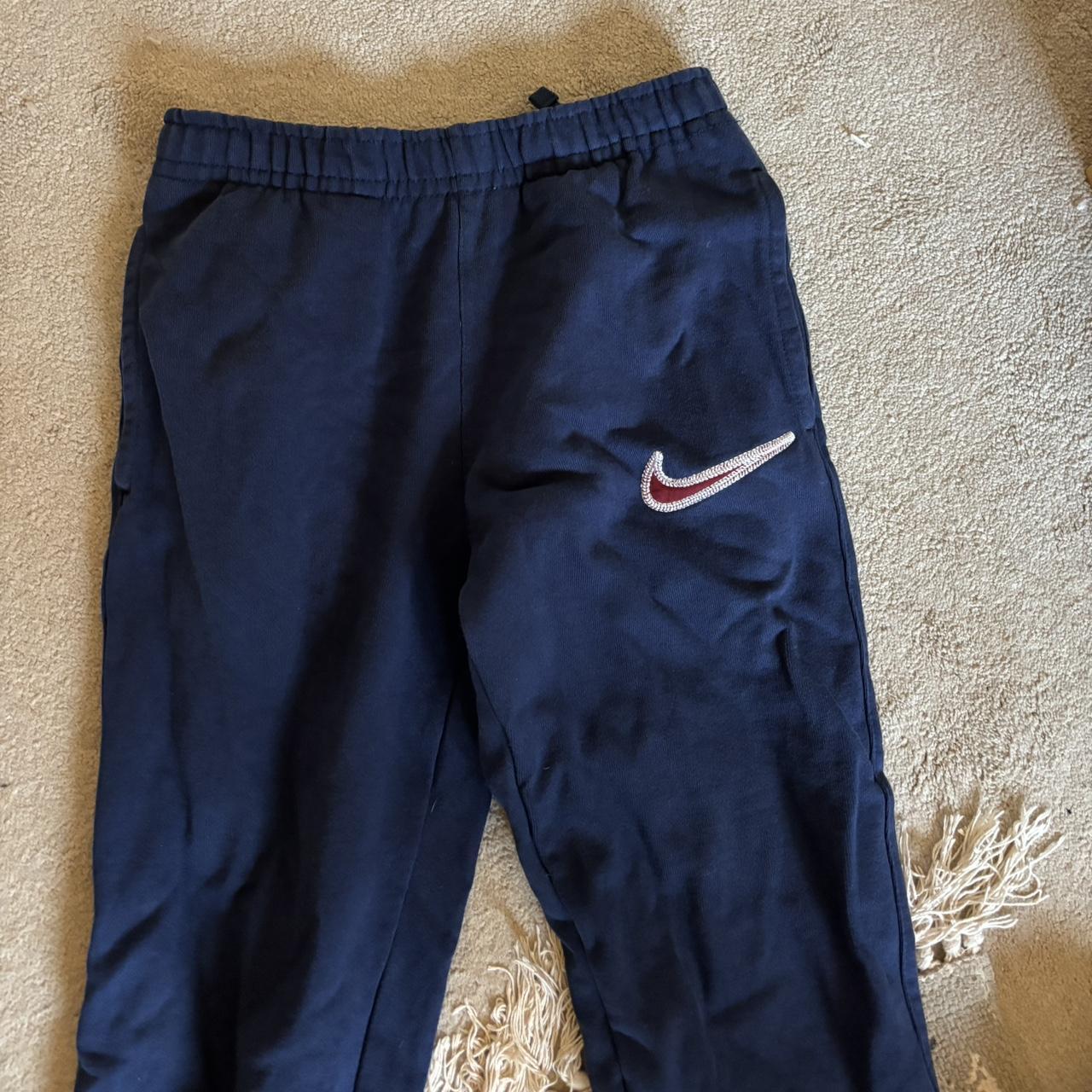 Navy Nike joggers Only worn once or twice perfect... Depop