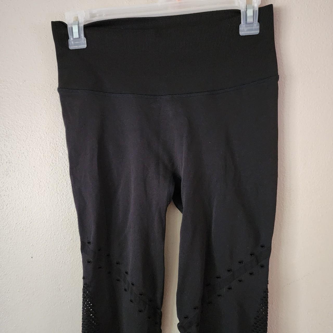 Victoria Secret Sport Seamless 7/8 Tight Pant Leggings Yoga Black