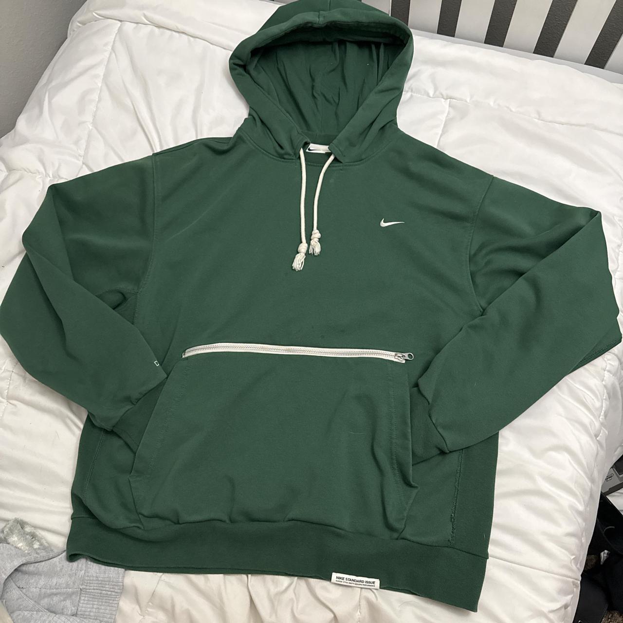 green vintage nike hoodie
