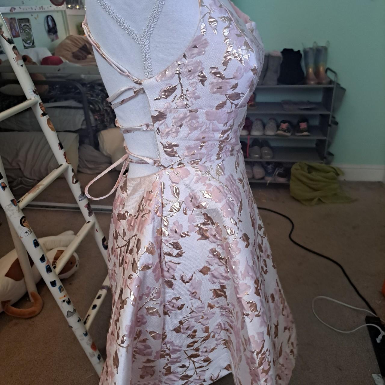 JCPenney Women's Pink Dress Depop