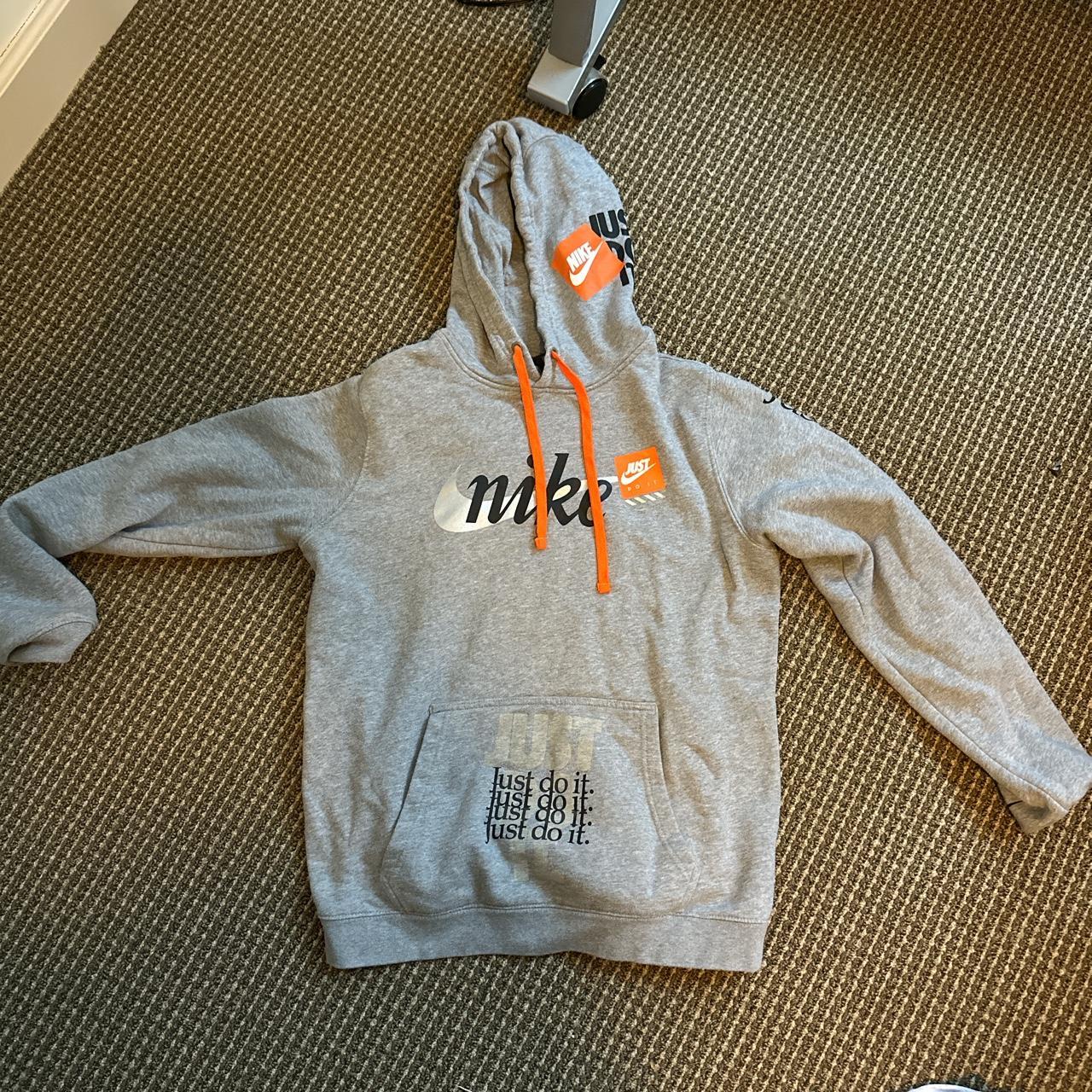 Nike grey just discount do it hoodie