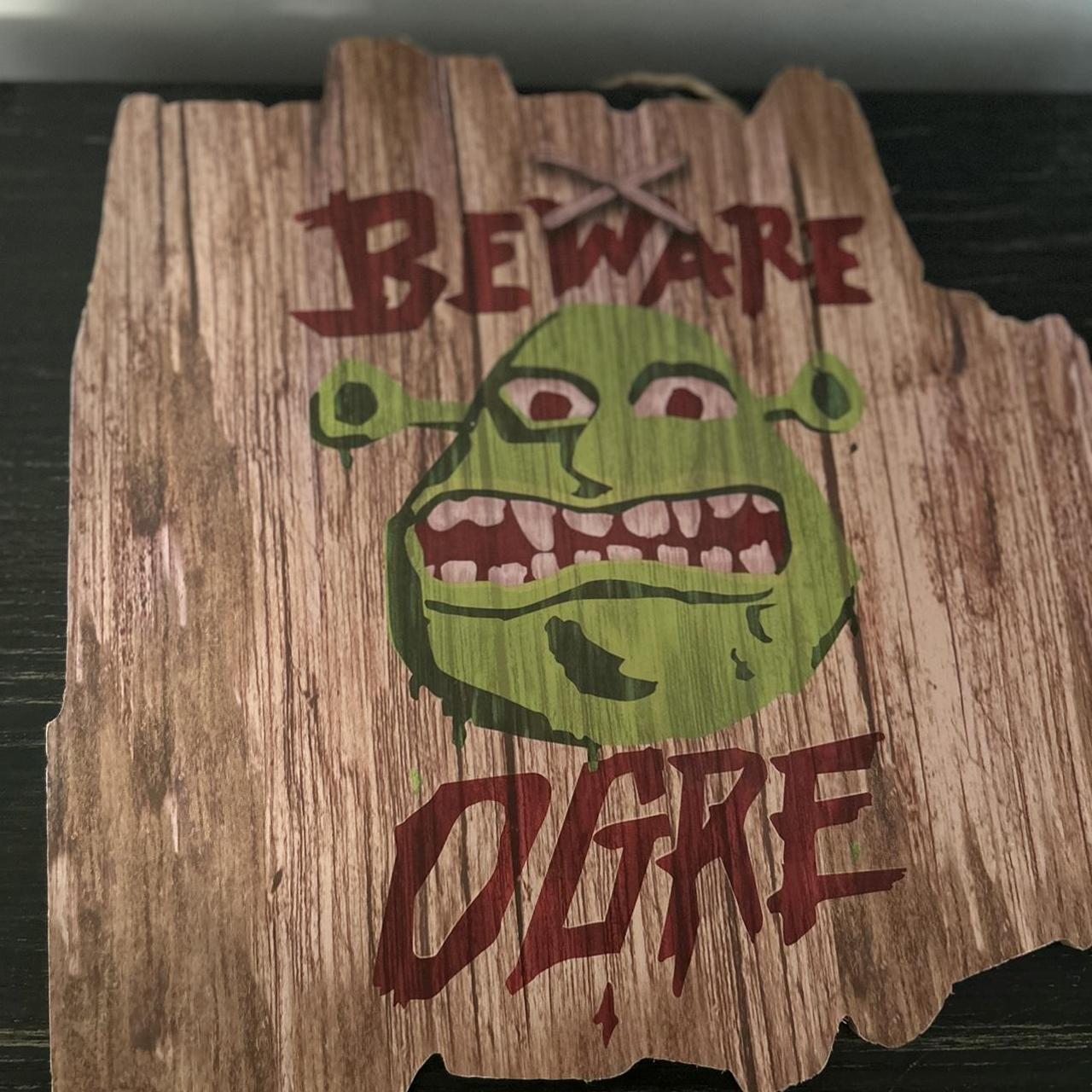 Shrek sign - Depop