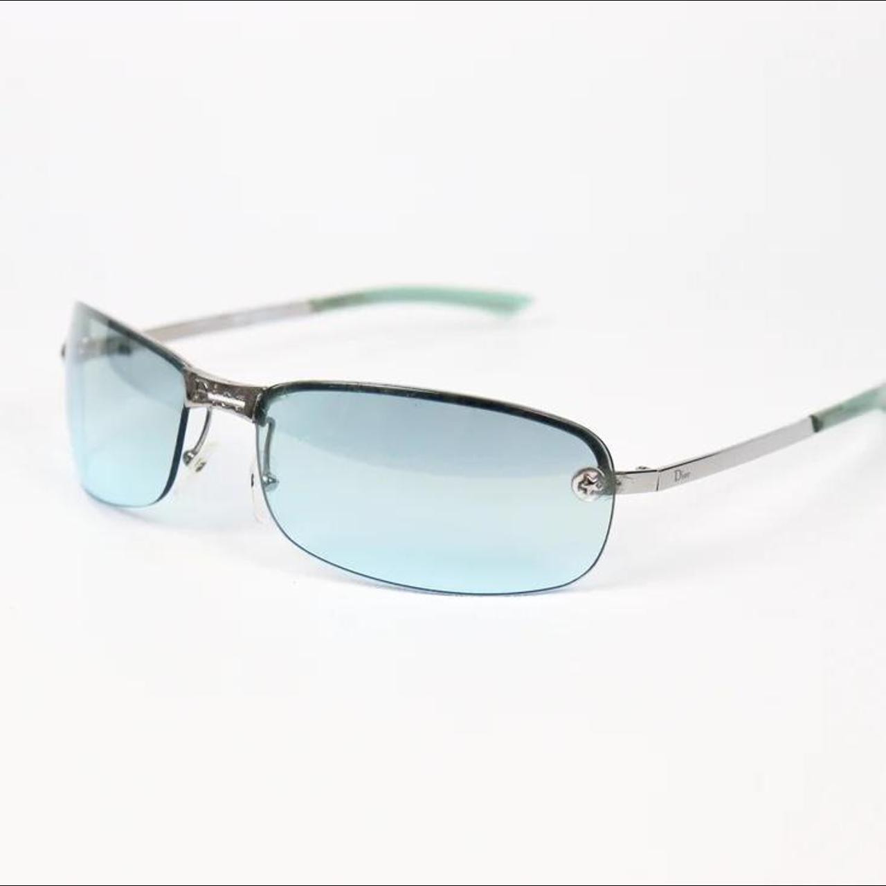 Christian Dior 2104 Blue Mirror Vintage Sunglasses