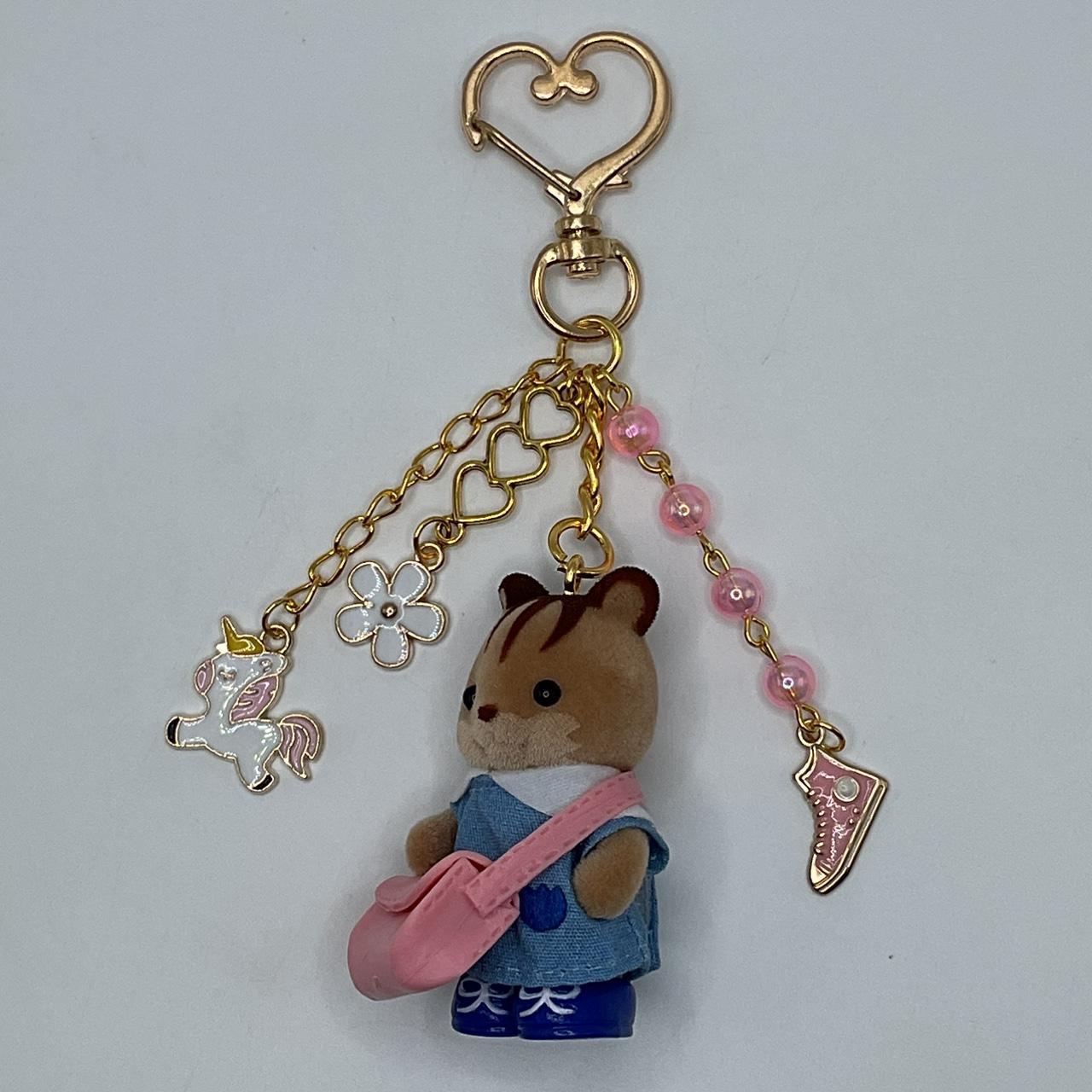 calico critter car seat keychain