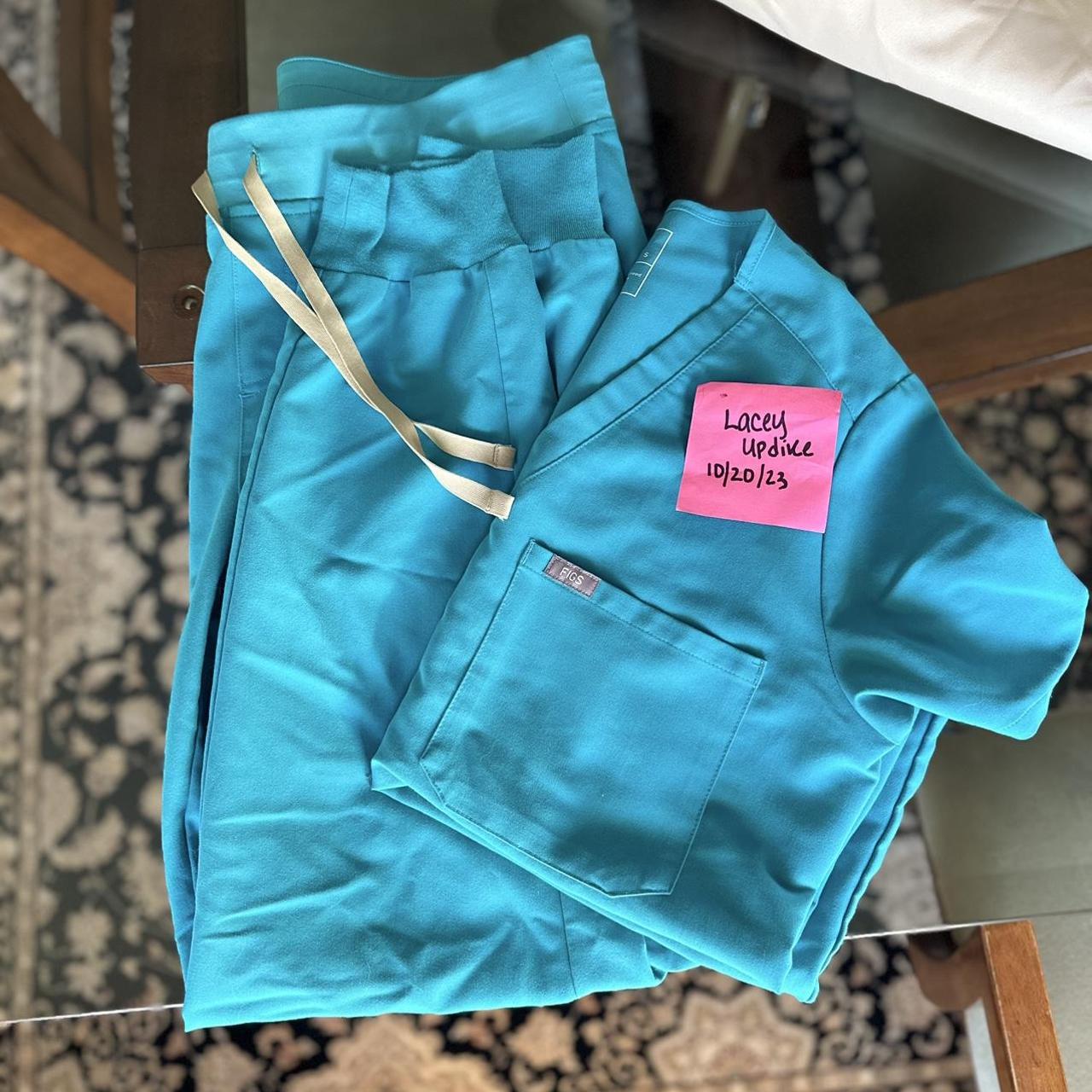 TEAL FIGS SCRUBS Selling As A Set Only This Set Depop   P0 