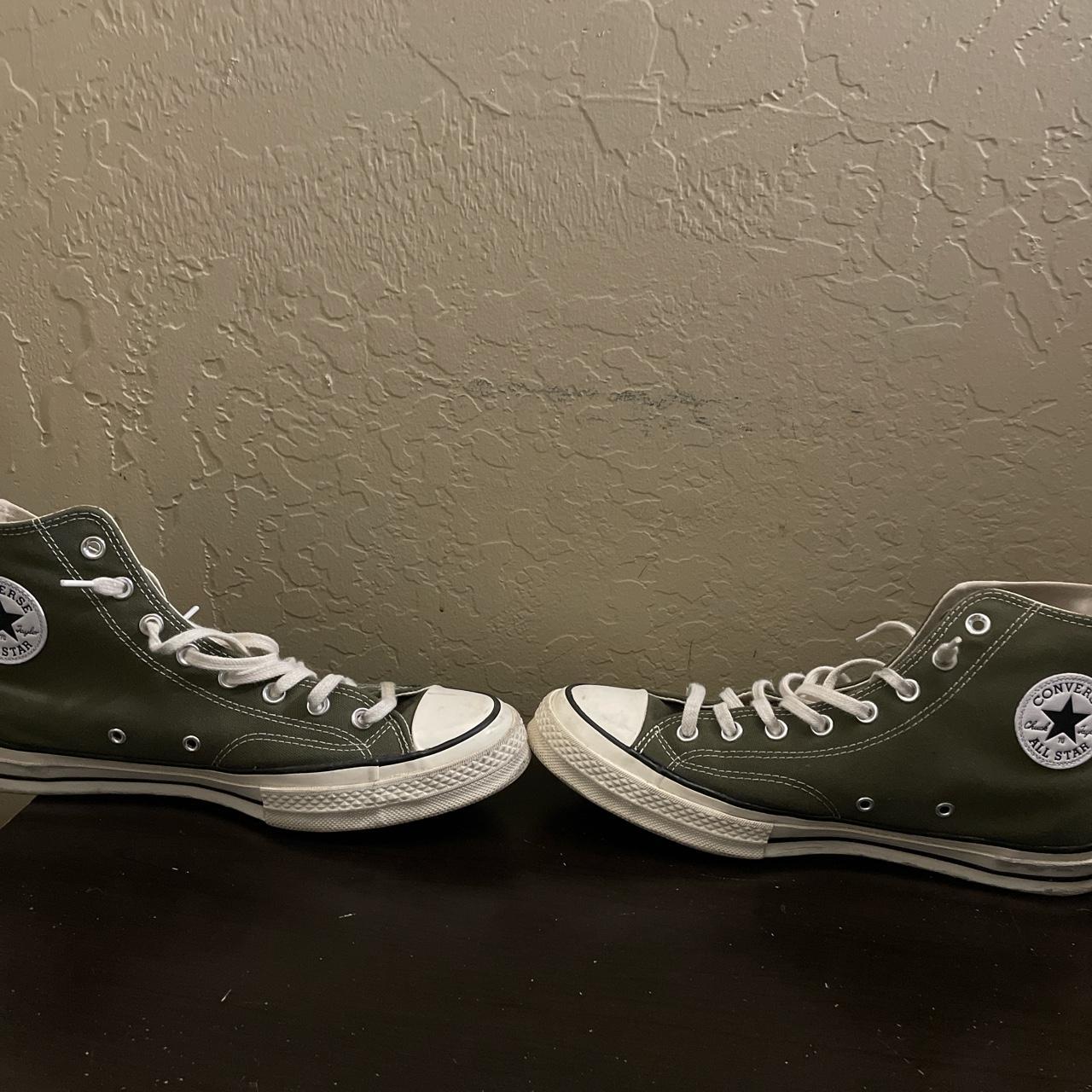 army green converse