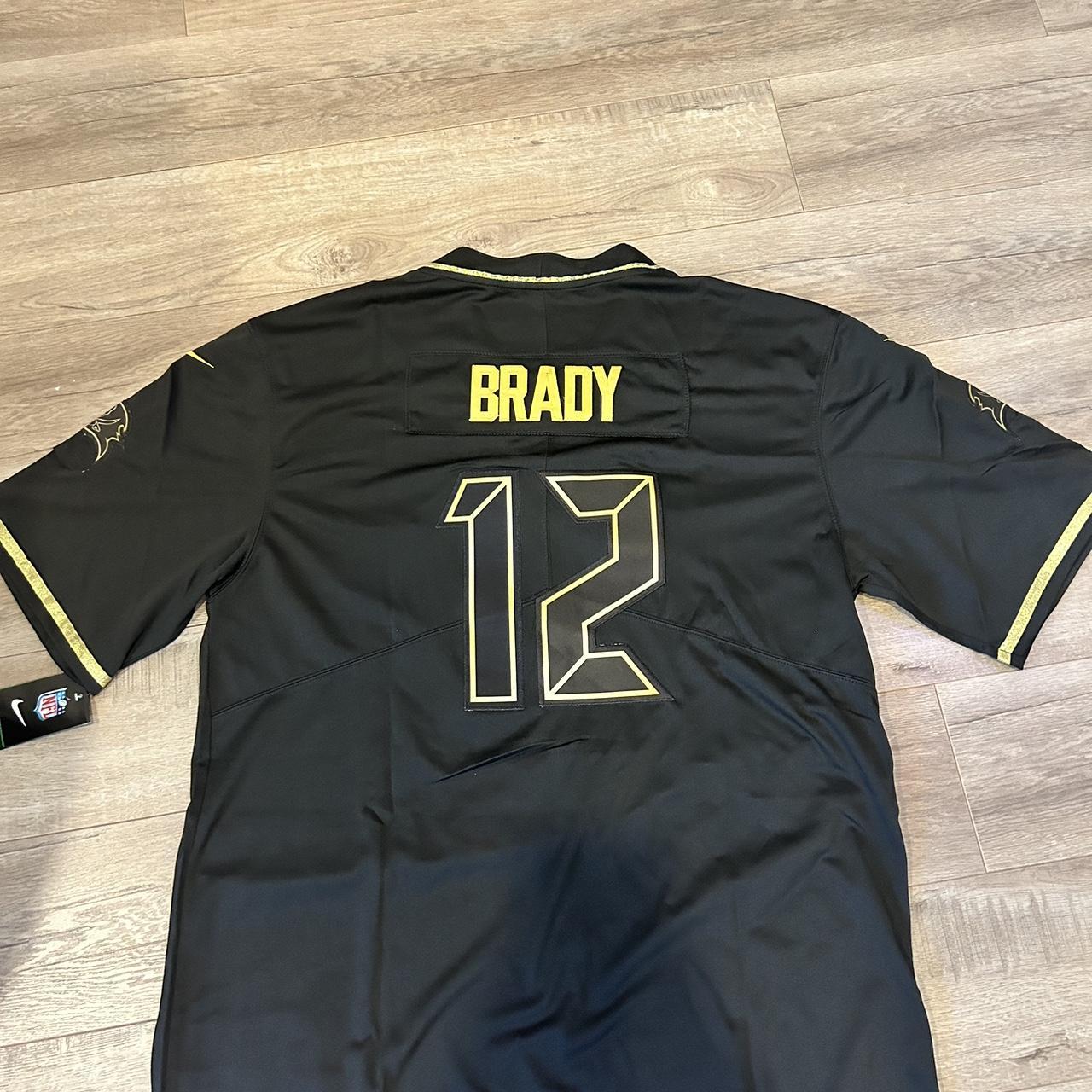 tom brady black and gold jersey