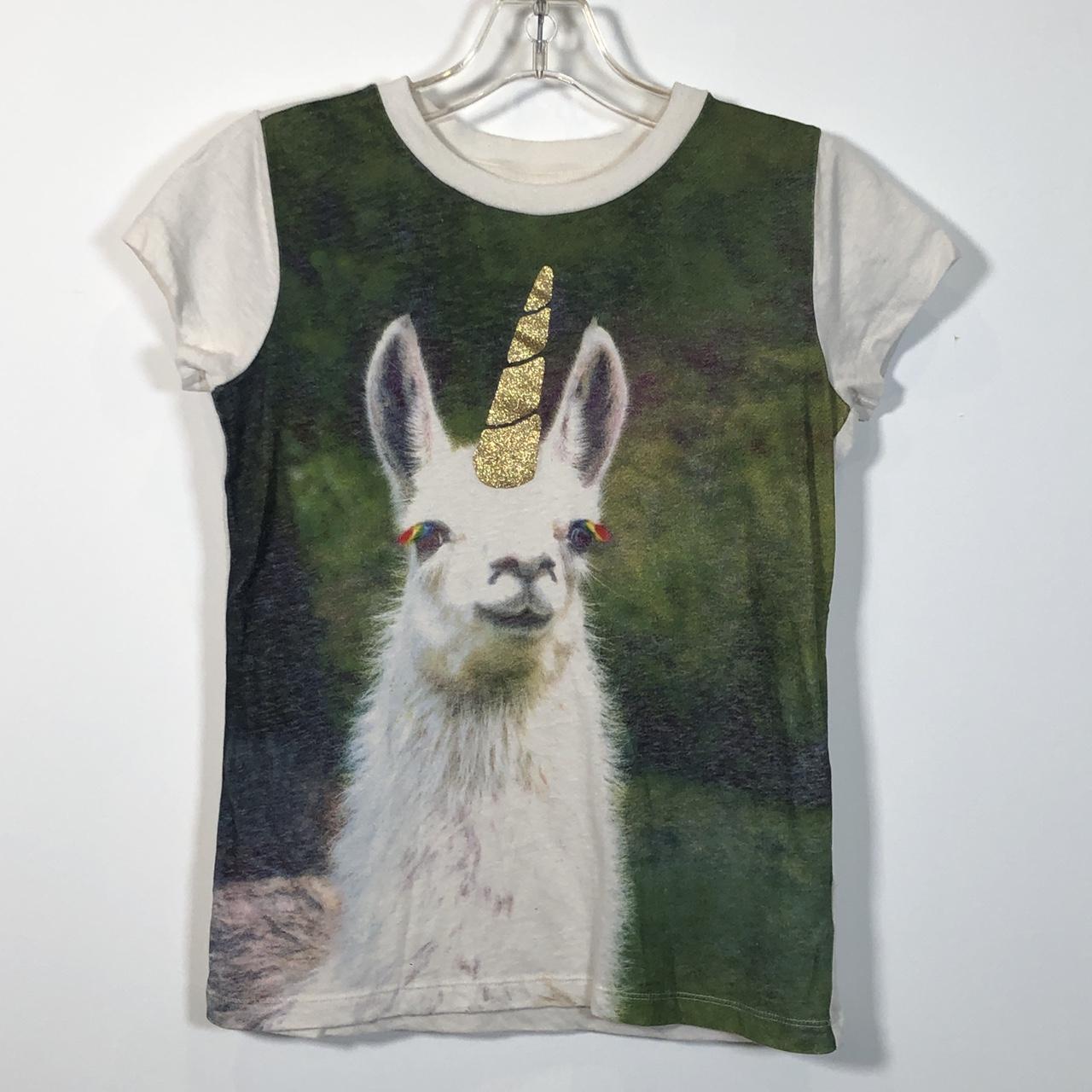 j crew llama shirt