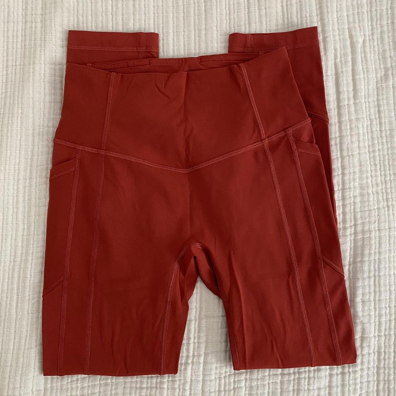Lululemon All The Right Places Leggings In Cayenne - Depop