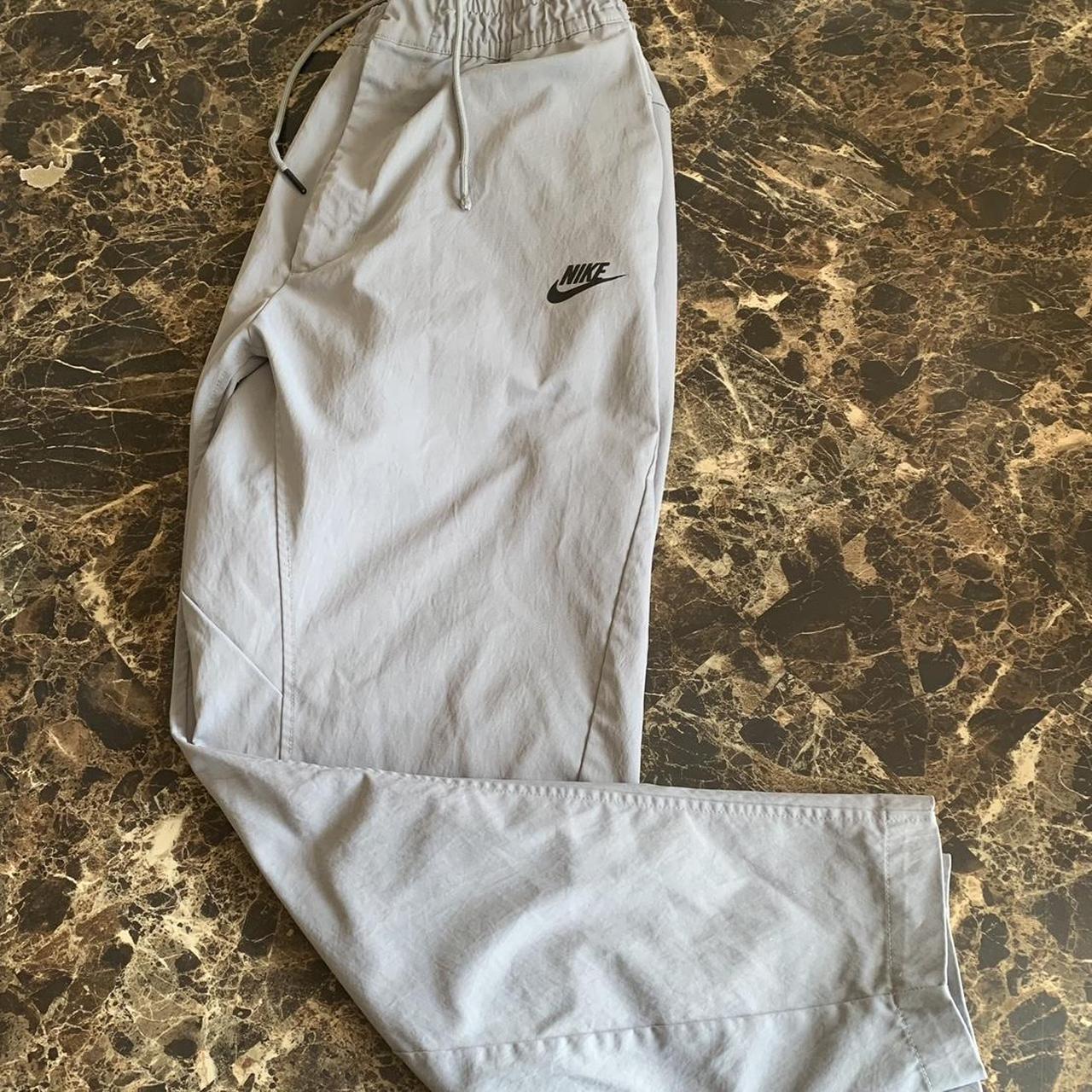 NIKE TECH PANTS IN GREY SUPER STYLISH GREAT CONDITION - Depop