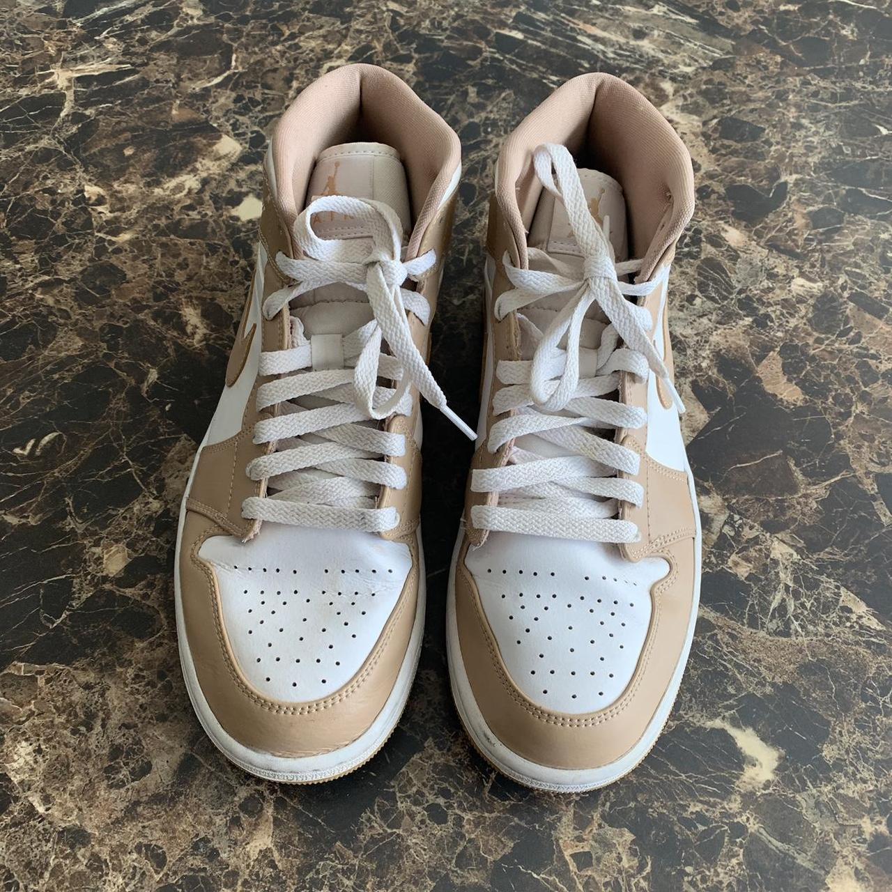 tan jordan 5s
