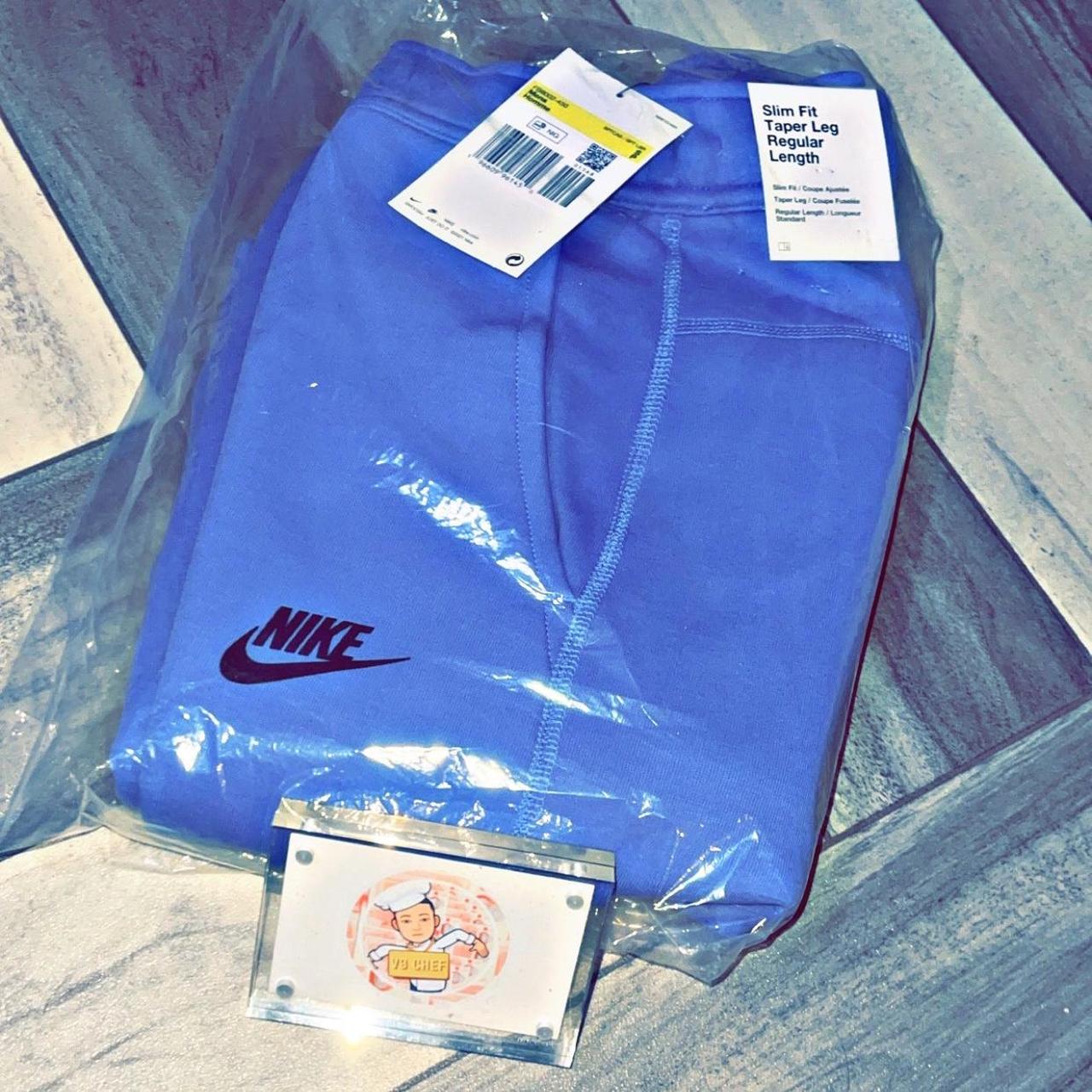 Small Light Blue Nike Tech Fleece Bottoms... Depop