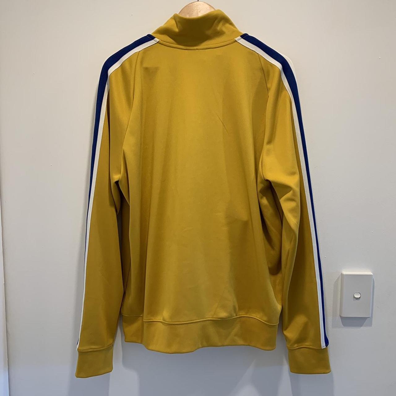 Nike Mustard Yellow Athletic Full Zip Jacket L Men’s... Depop