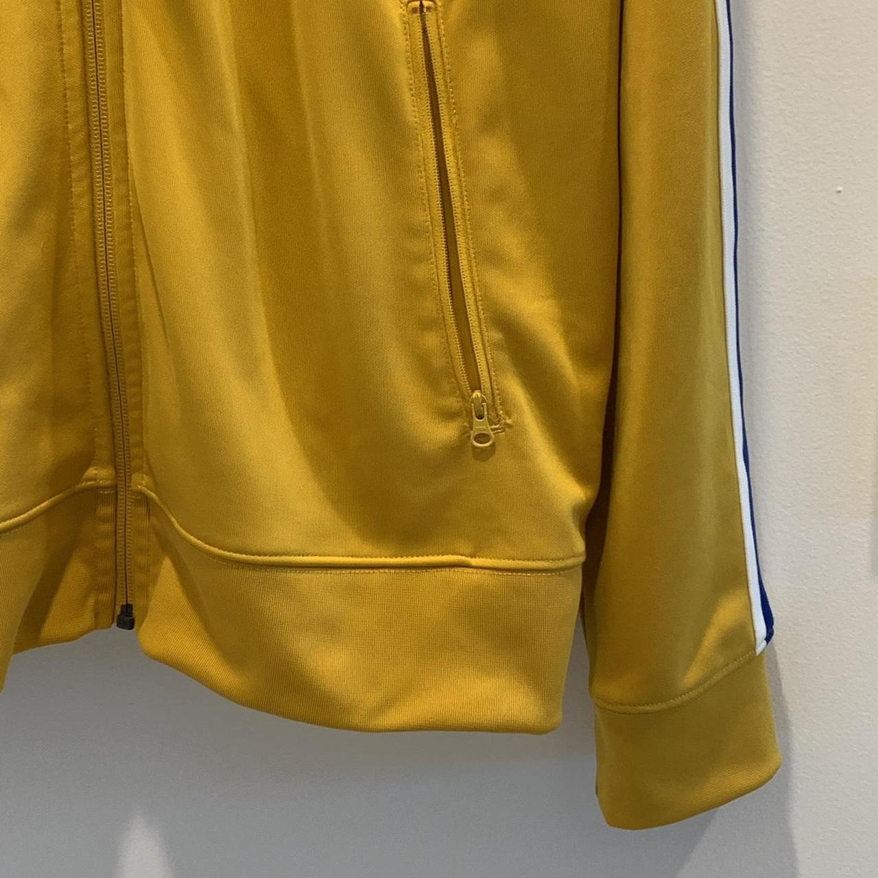 Nike Mustard Yellow Athletic Full Zip Jacket L Men’s... Depop