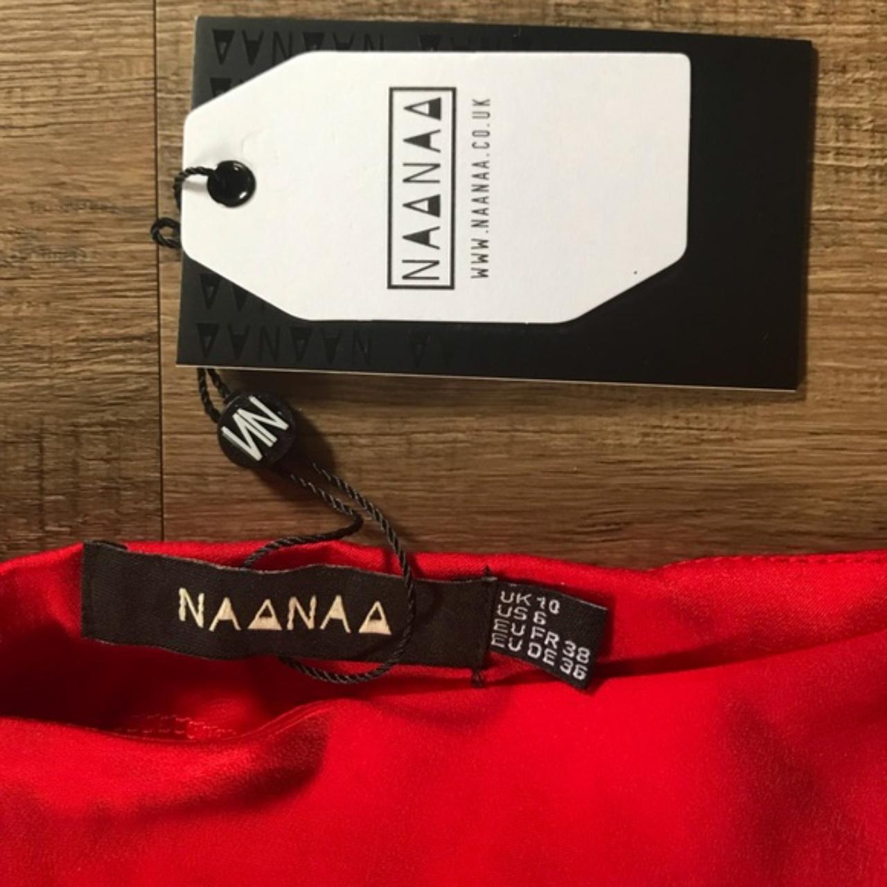 NaaNaa Women's Red Skirt (4)