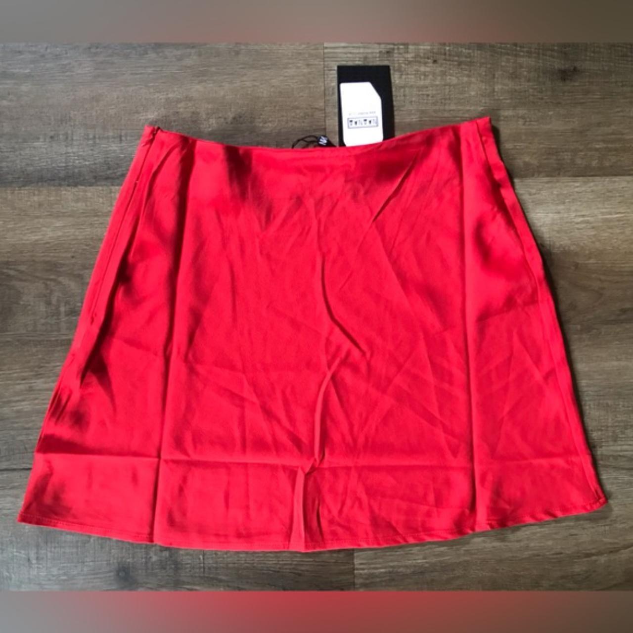 NaaNaa Women's Red Skirt (2)