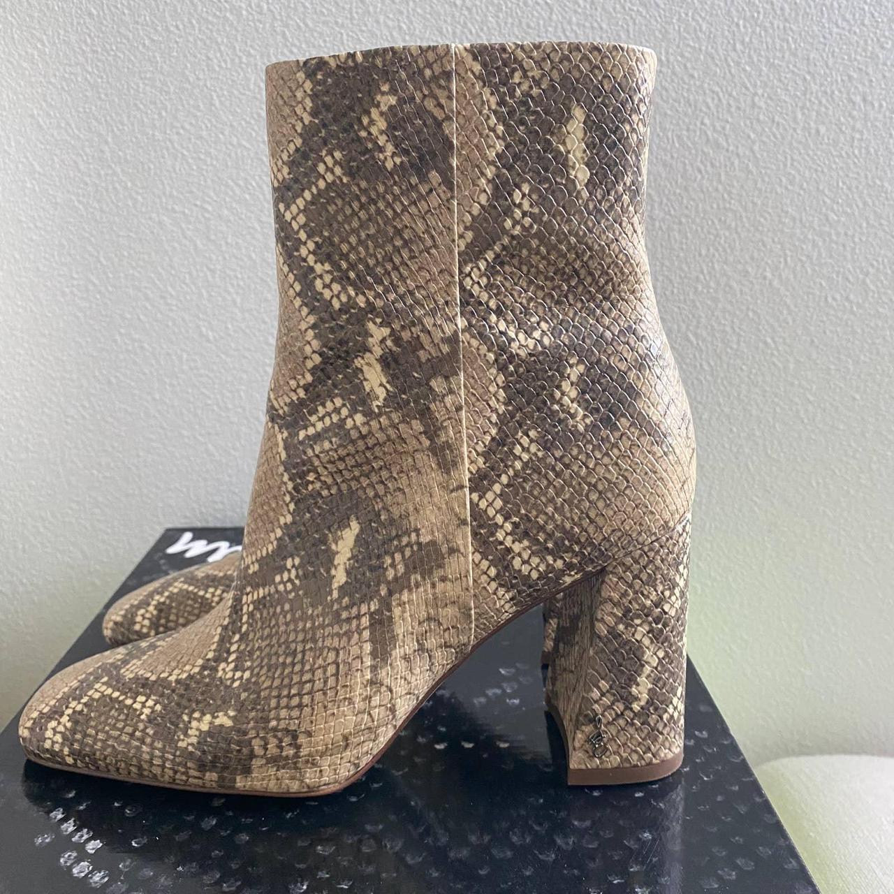 Snakeskin boots sales sam edelman