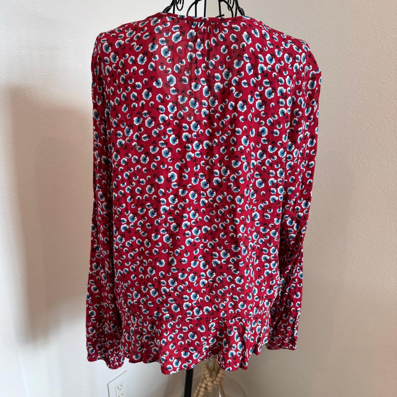 Rails Women's Blouse - Red/Blue - M – Rails Beaux… - image 4