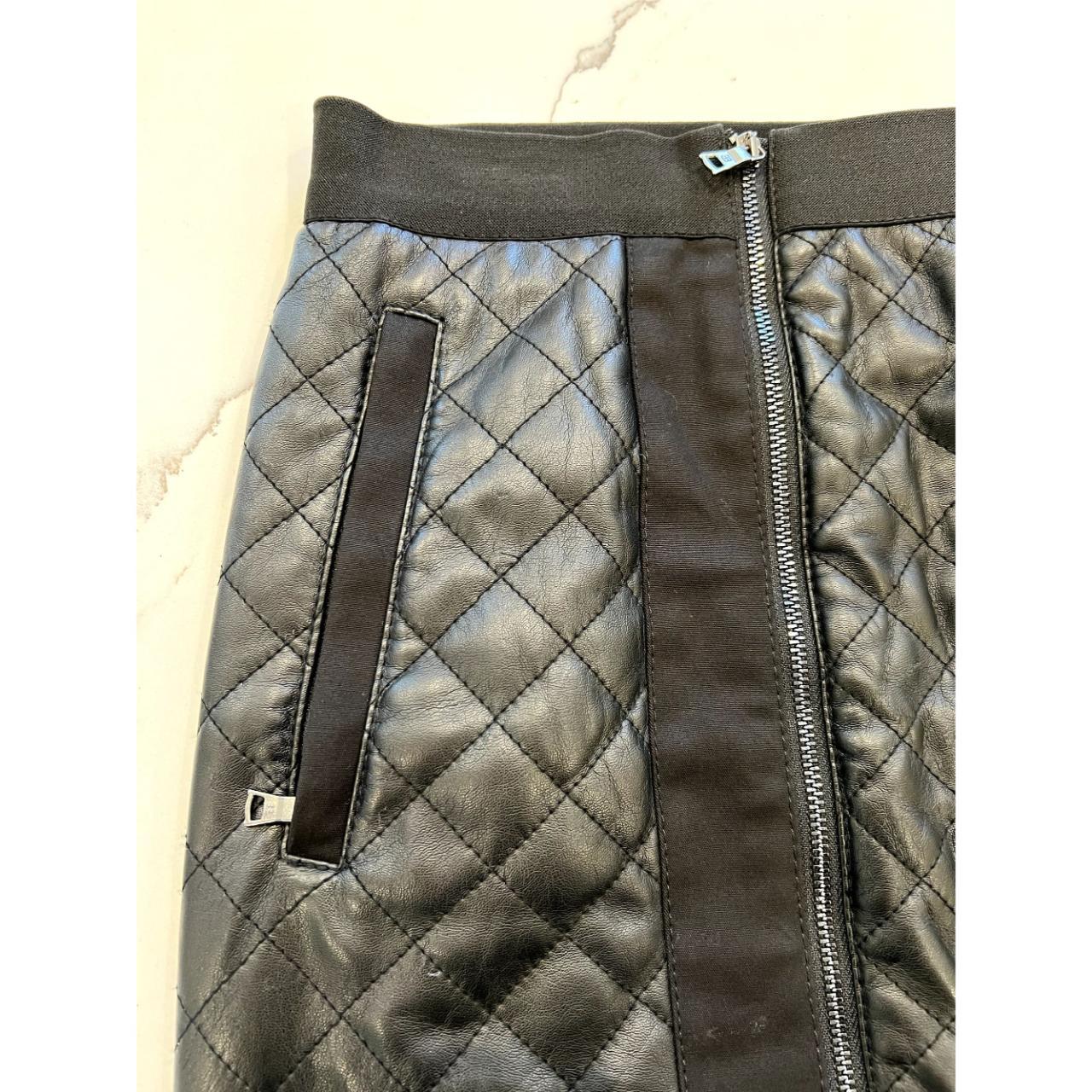 Bcbg roxy faux outlet leather mini skirt