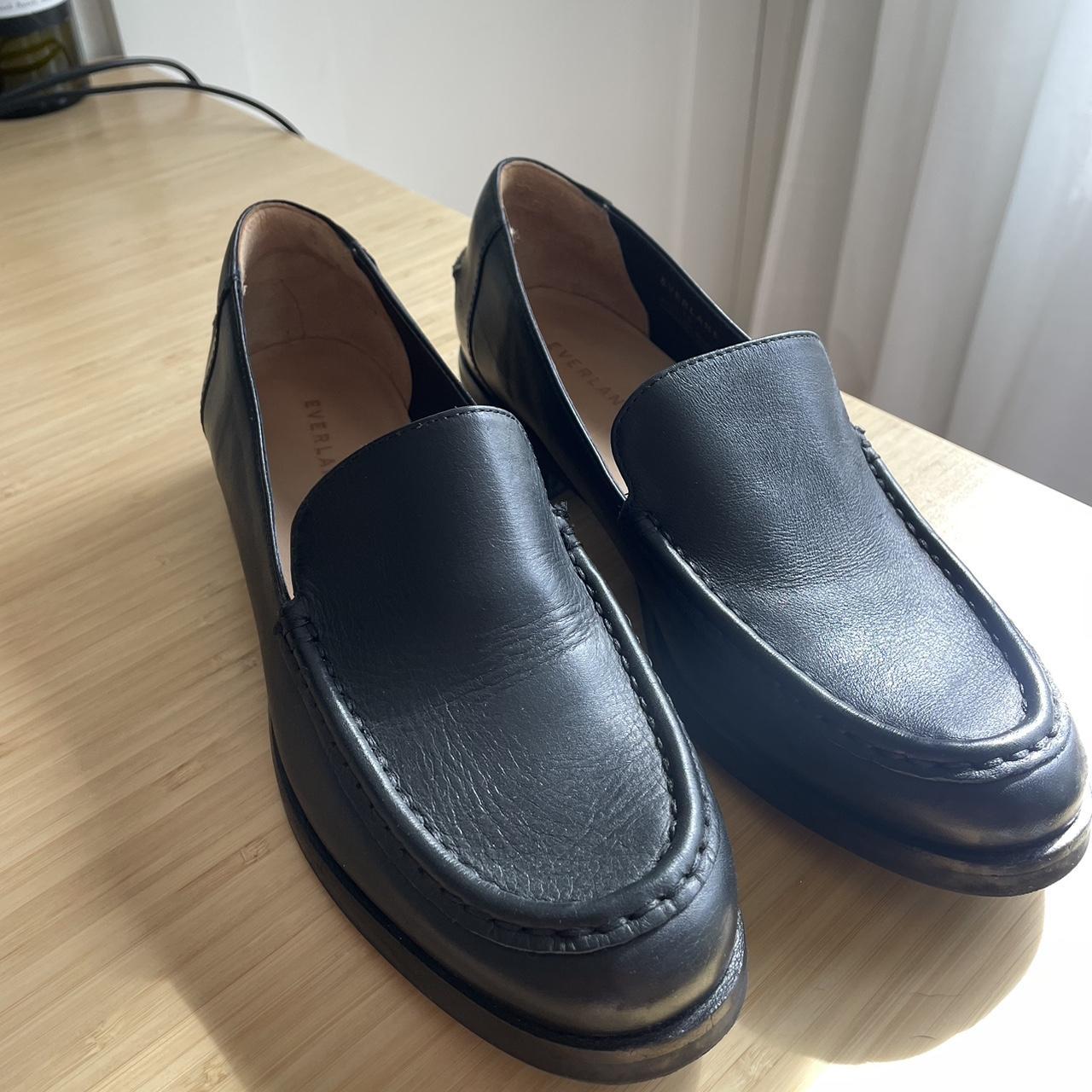 Everlane Women's Black Loafers | Depop