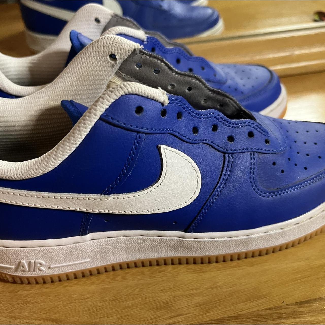 nike custom air force blue mens US 7 - Depop