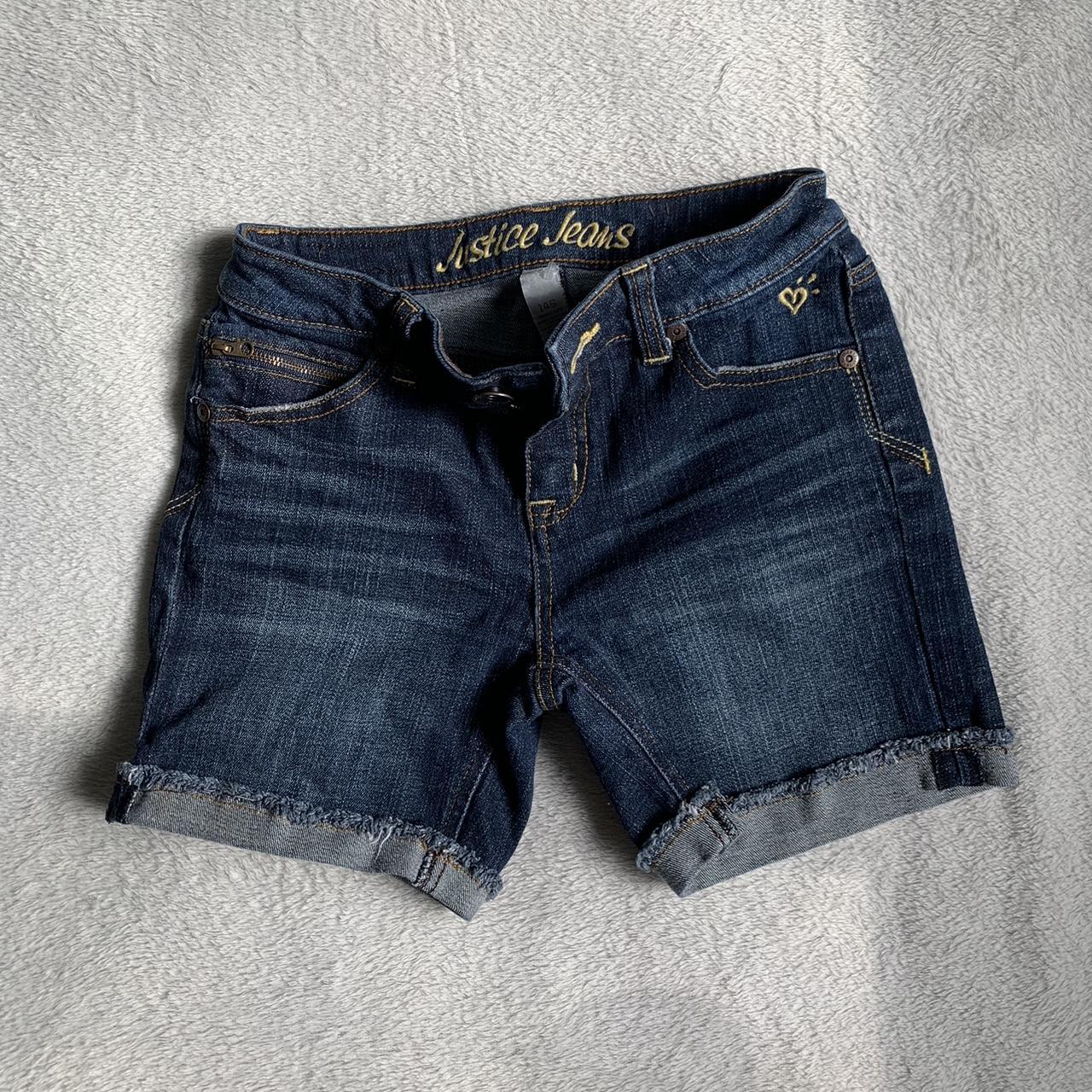 Justice cheap denim shorts