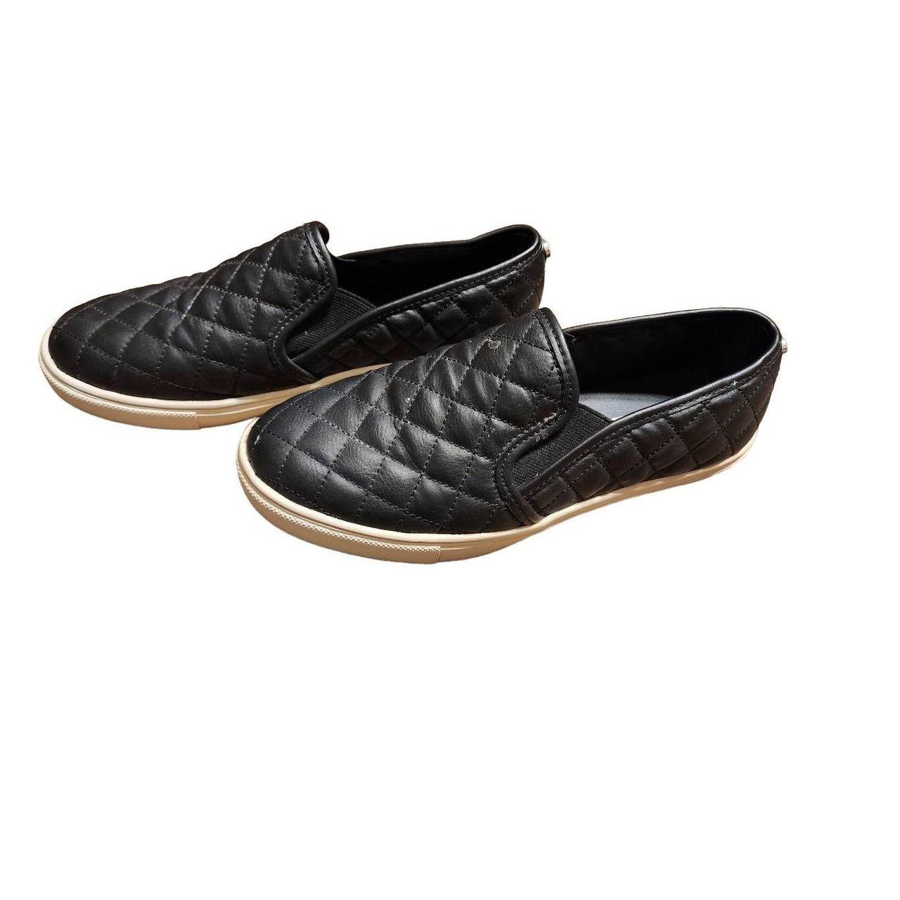 Steve madden black slip on shoes womens deals