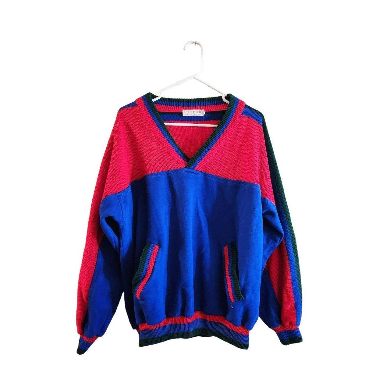 Chinaware shop colorblock pullover