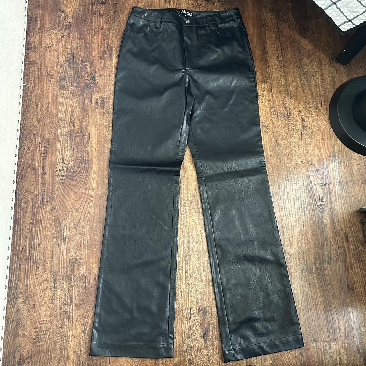 I Am Gia leather pants // never worn too long (5’2)... - Depop