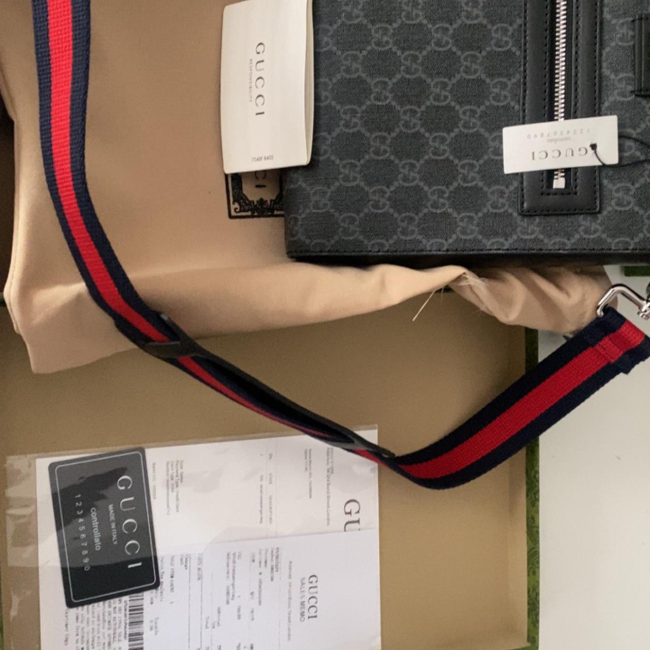 Brand New Gucci Messenger Bag with Tags and Proof of... - Depop