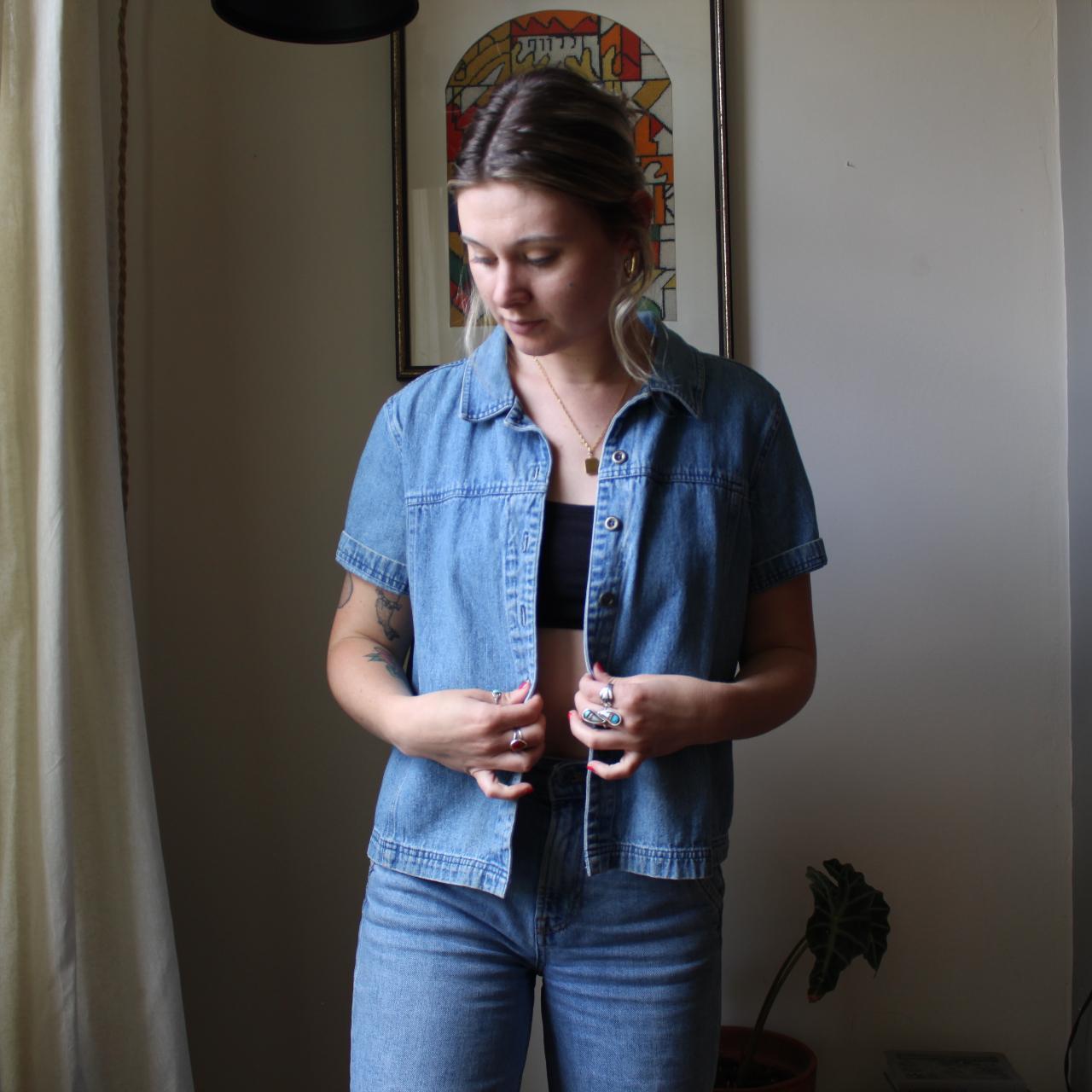 Denim & Co. Women's Blue Blouse