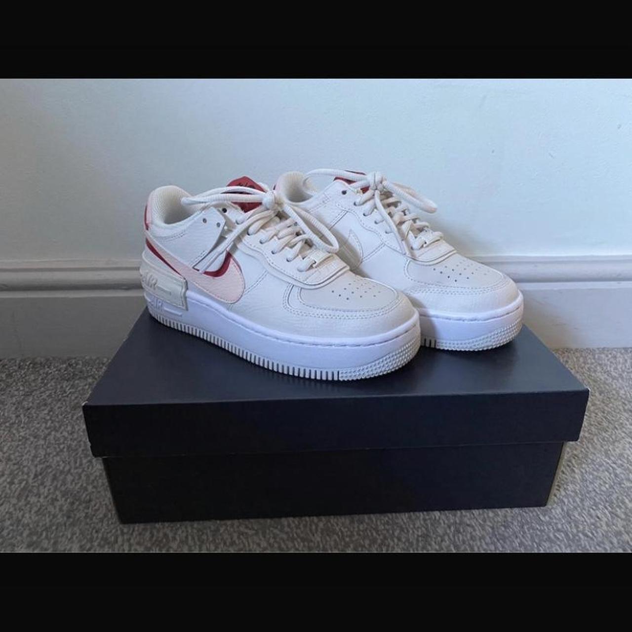 nike air force 1 shadow pink red