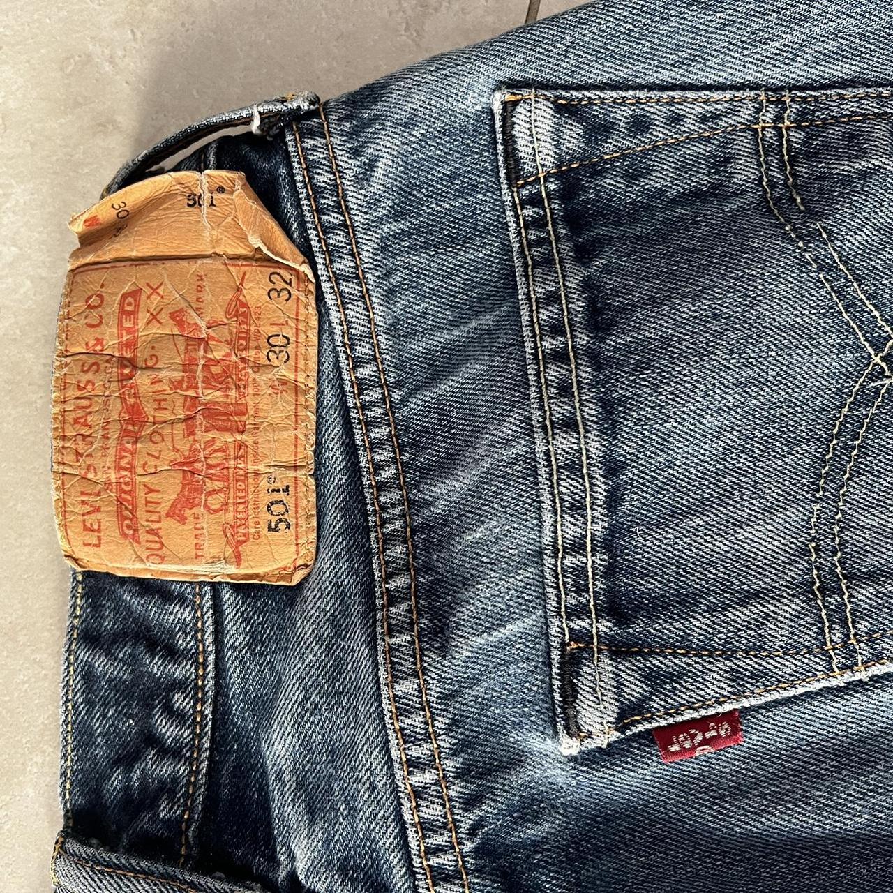 vintage mid wash 501 jeans w30 L32 unisex - Depop