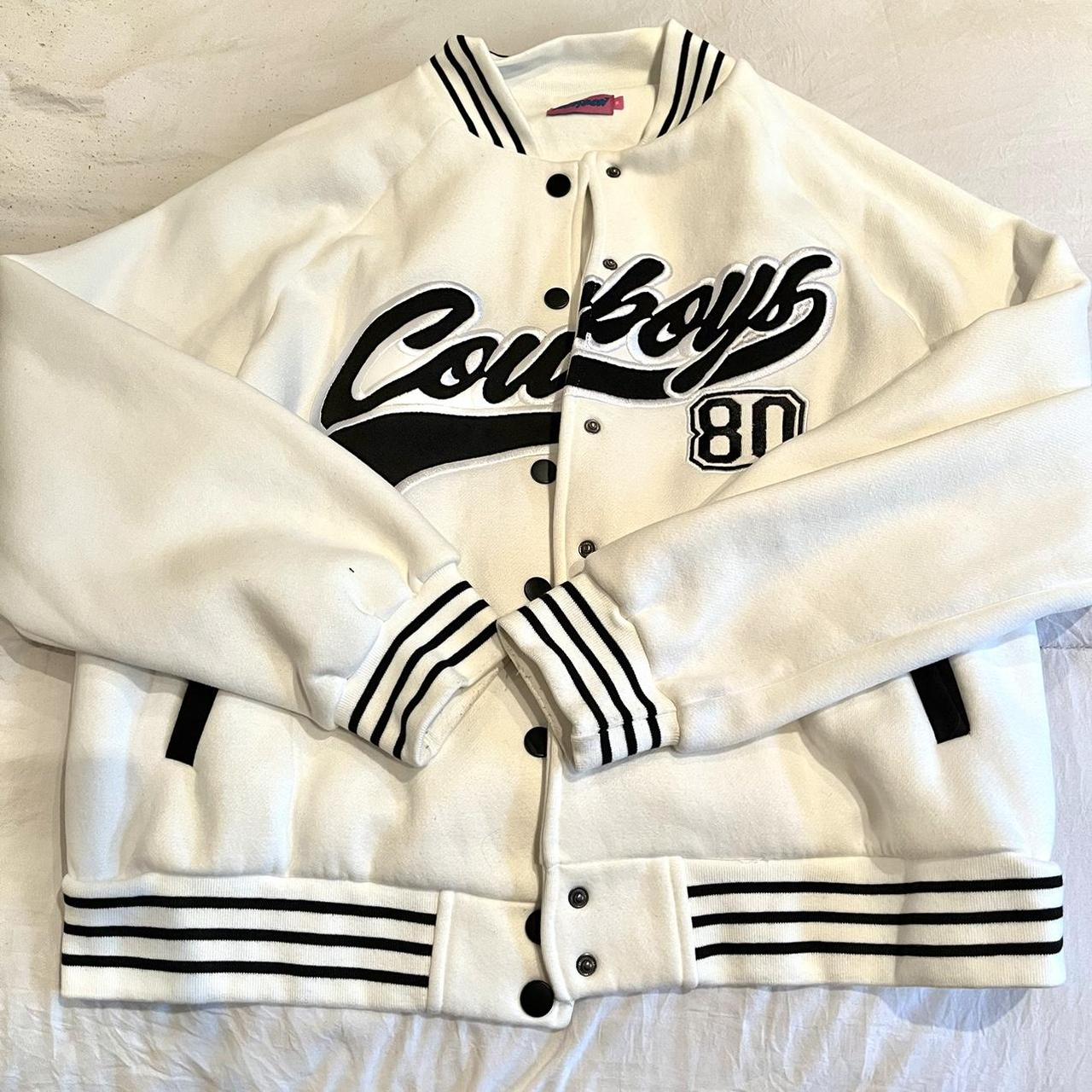 edikted-women-s-white-and-black-jacket-depop