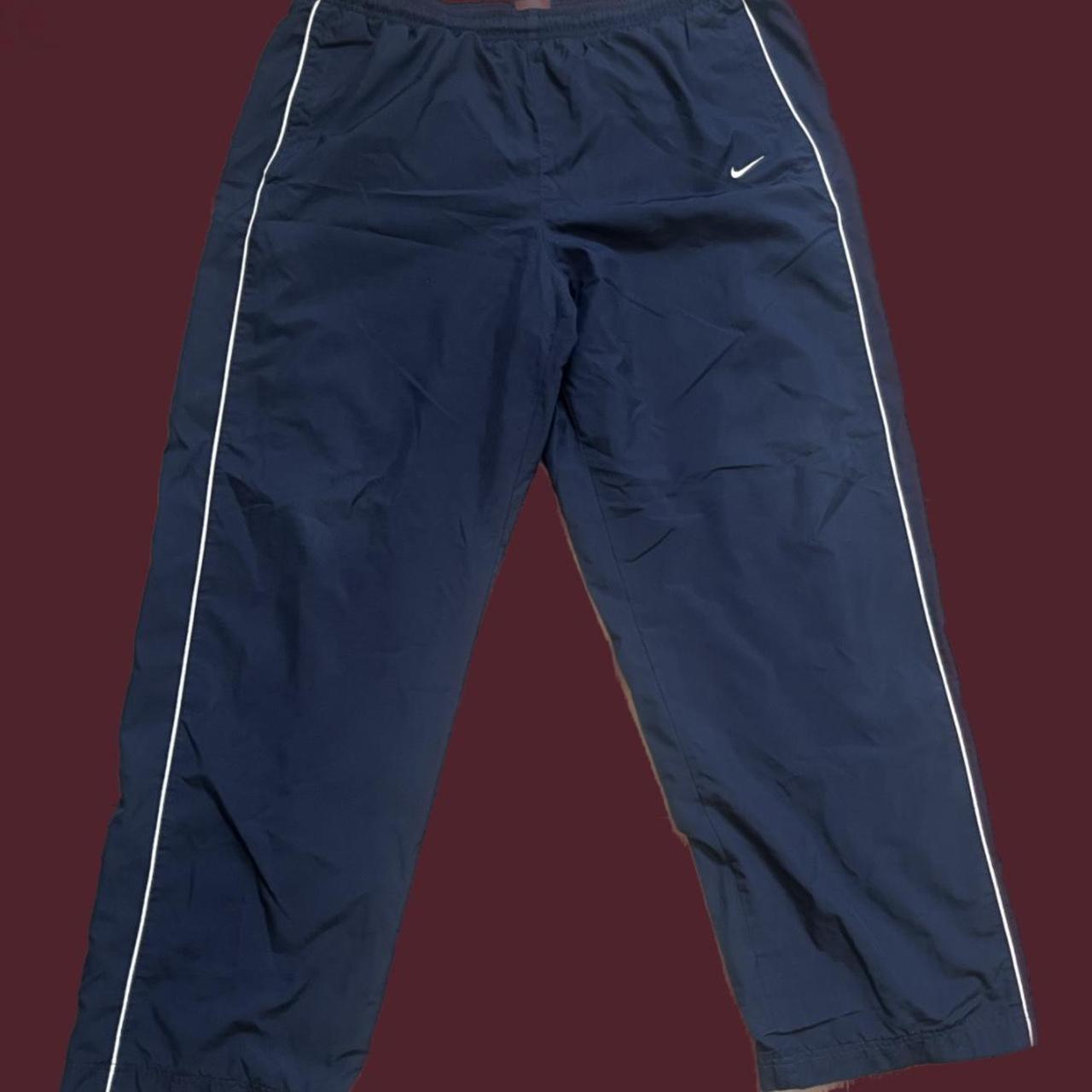 Vintage Nike Navy Blue Track Pants -  Ireland