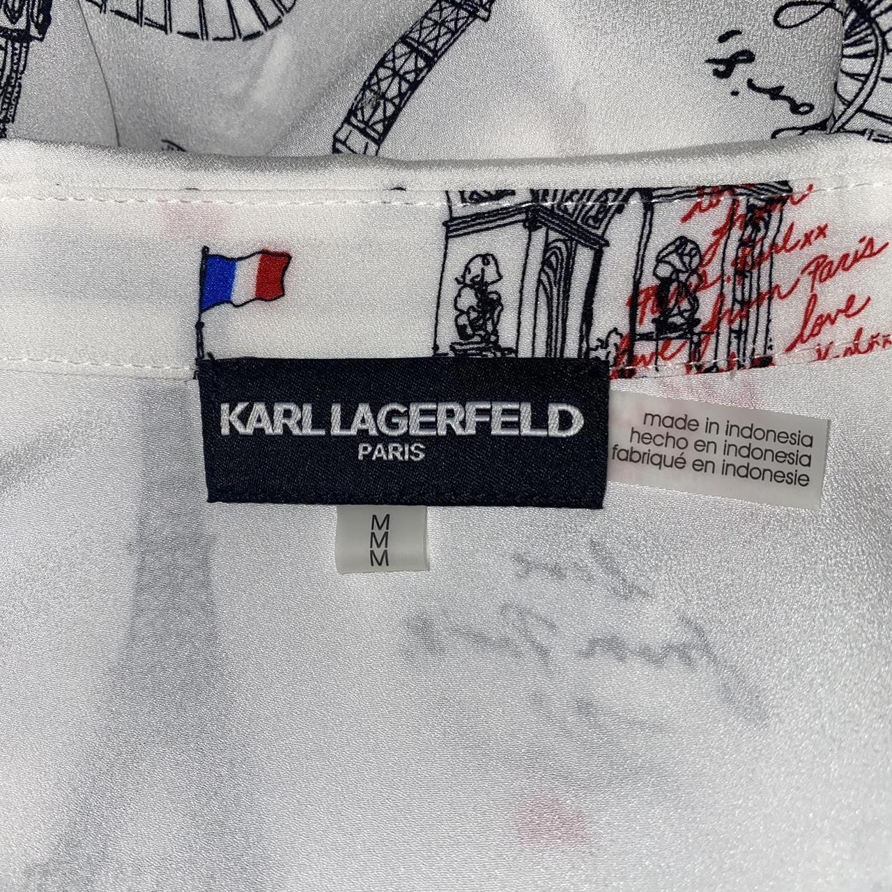 Karl Lagerfeld Women's Blouse | Depop