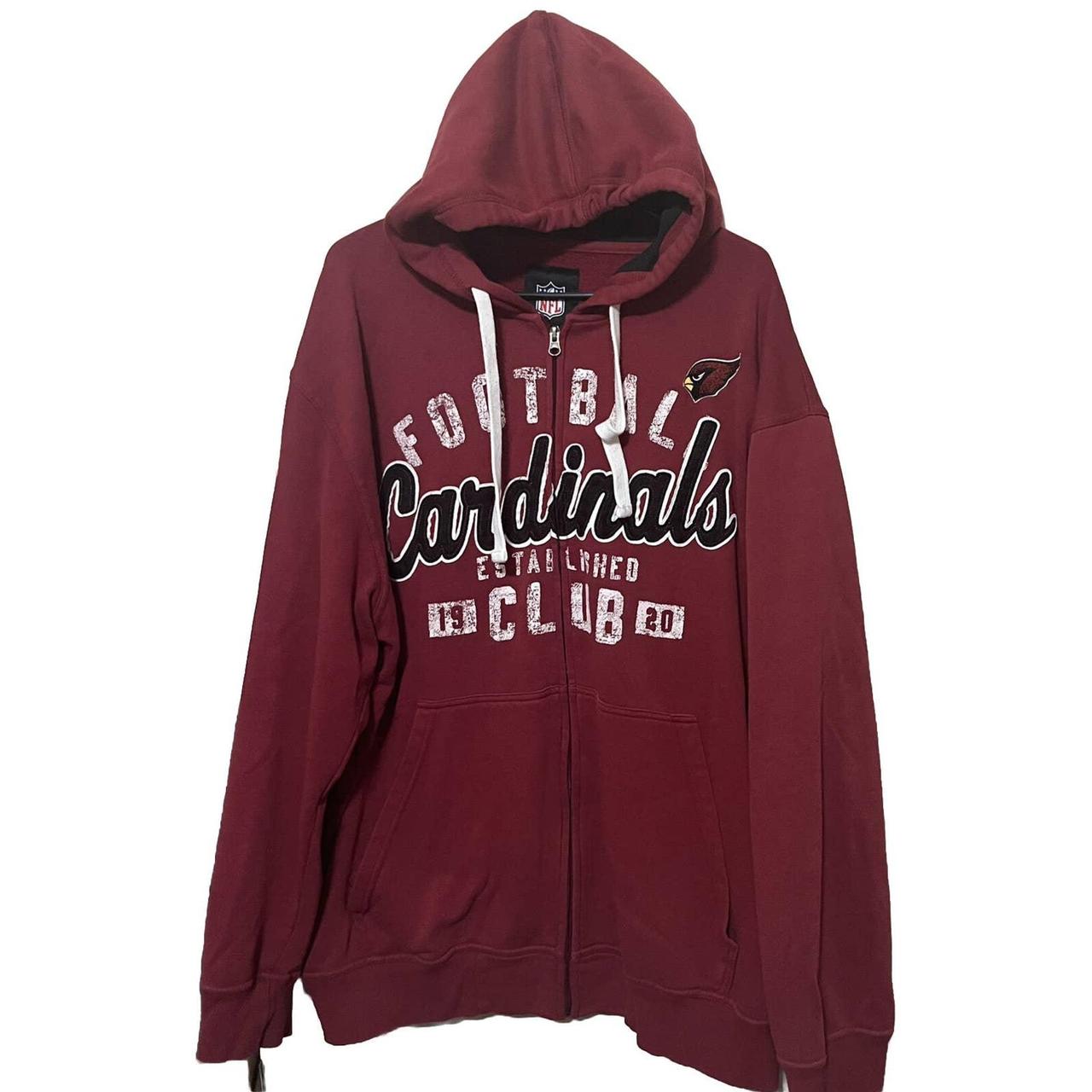 Football Arizona Cardinals Hoodie Mens 2XL XXL Red - Depop