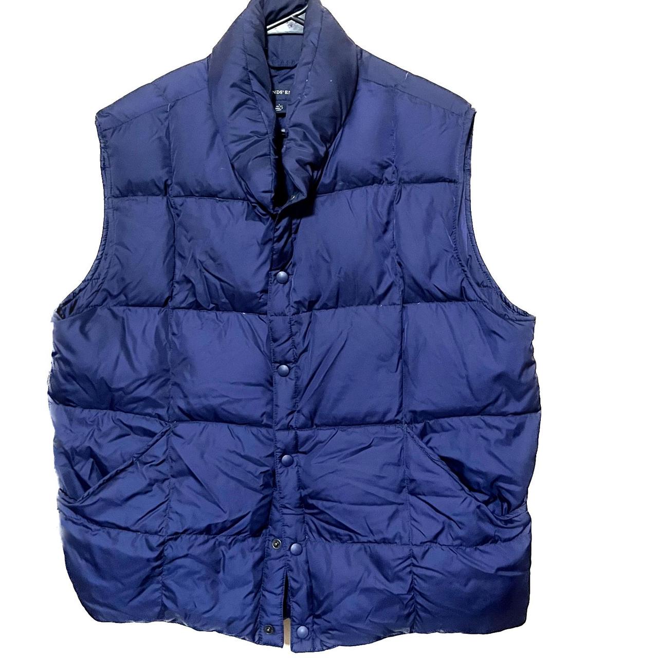 Lands end outlet mens down vest