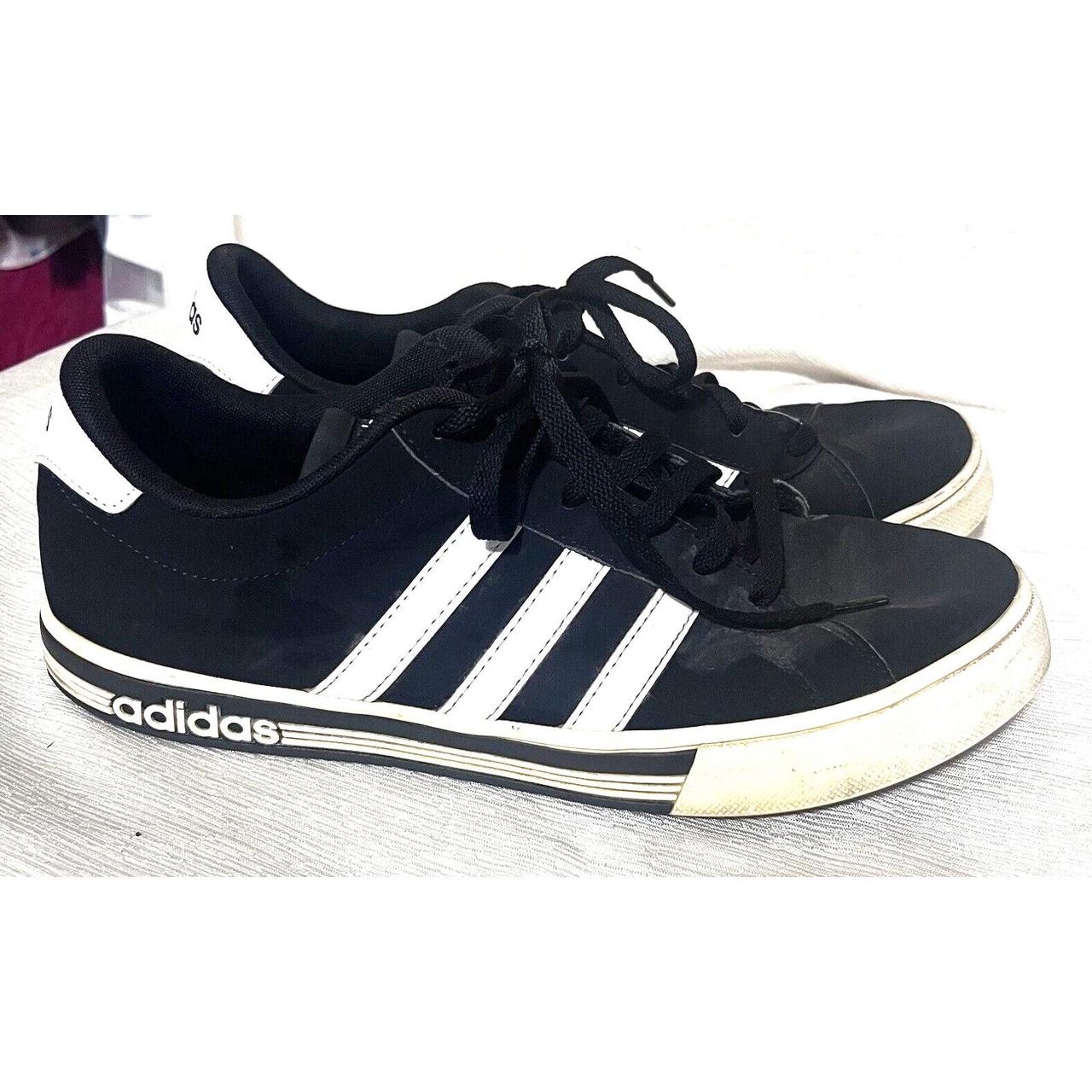 Men s Adidas Daily Team Black White classic Sneakers