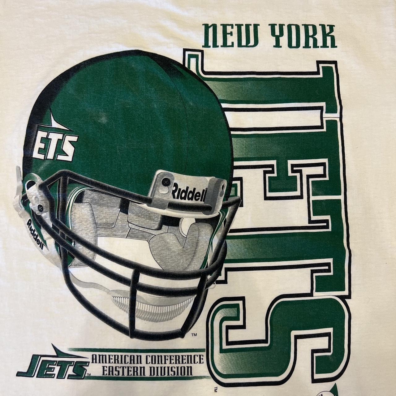 Vintage 90's New York Jets Football Single Stitch White T-Shirt