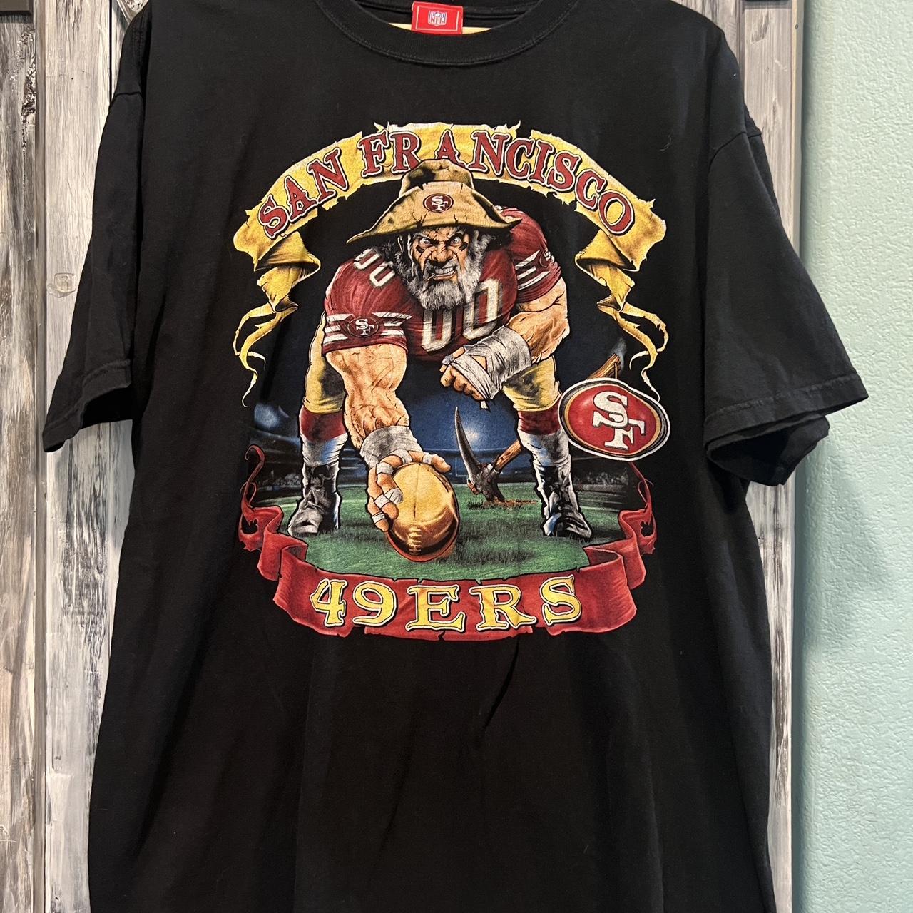 San Francisco 49ers Destroyed Tee San Francisco - Depop