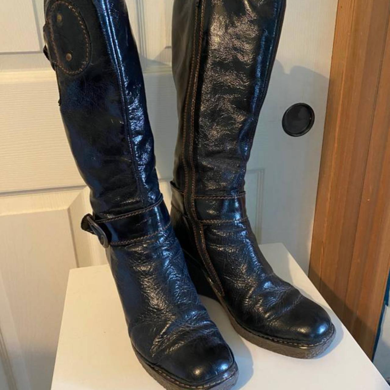 Fly London Black Boots Women Size EU 40 / US 9-9.5 - Depop