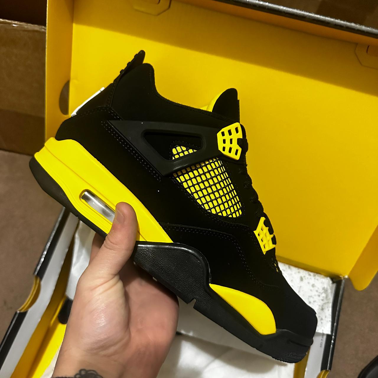 Jordan 4 yellow thunders UK8 Shipped same day if... - Depop